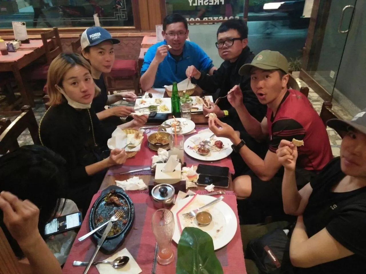 Lunch in Hotel Earth House