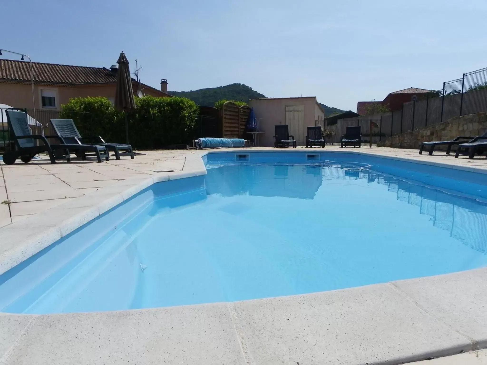 Swimming Pool in Hotel Restaurant Les Chataigniers