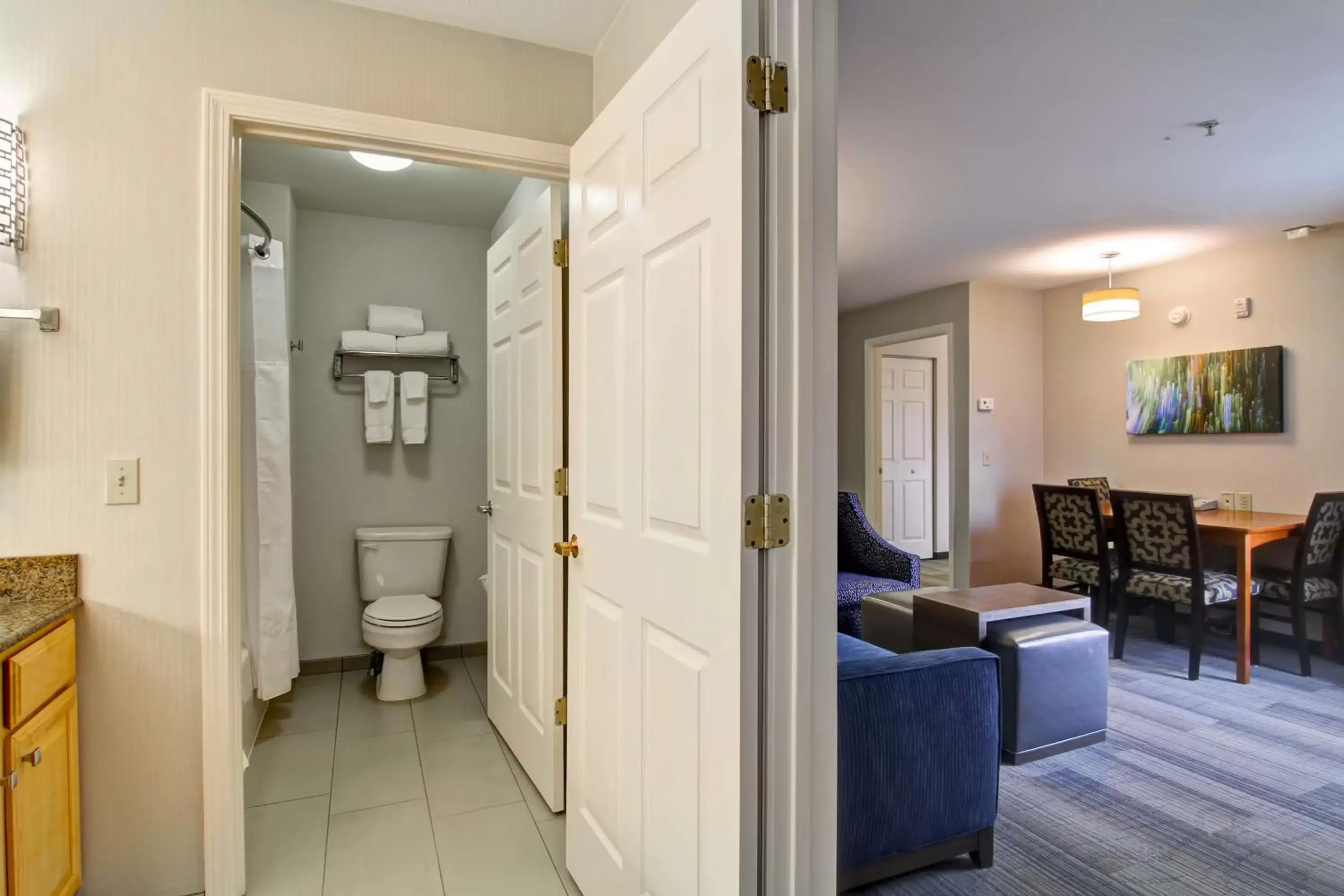 Bathroom in Homewood Suites by Hilton Stratford