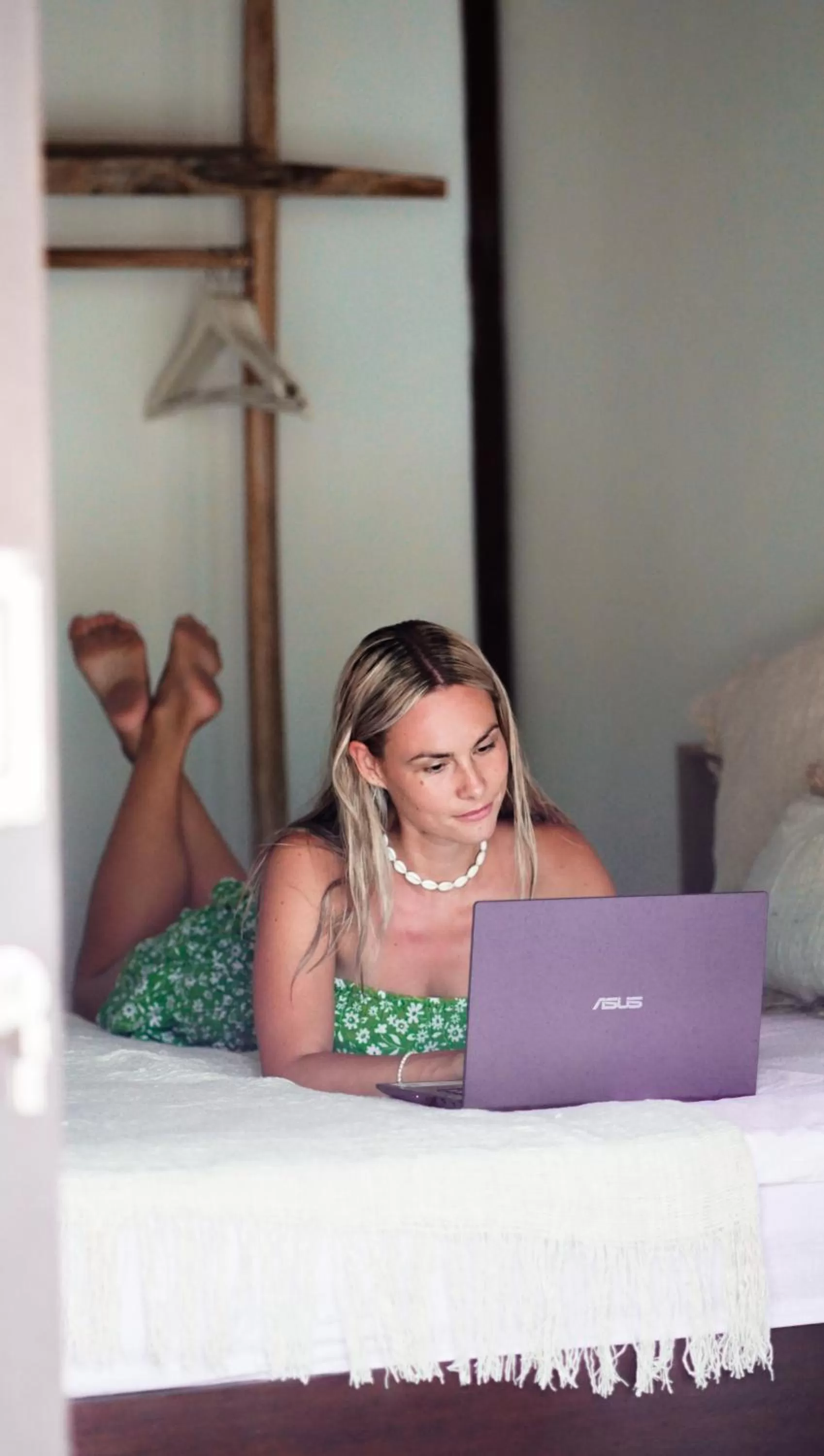 Bed in VILLA MENORCA