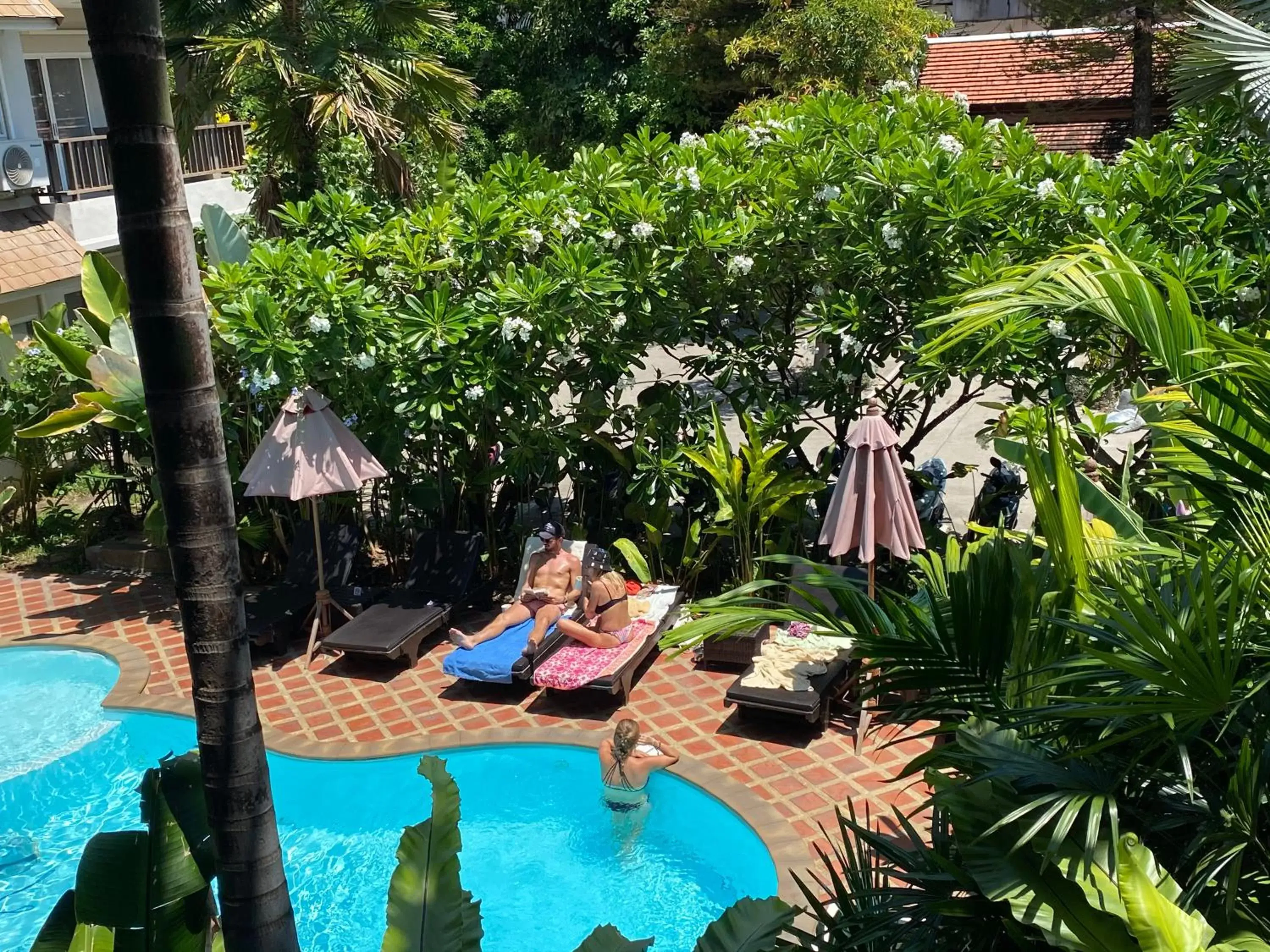 People, Pool View in The Opium Chiang Mai