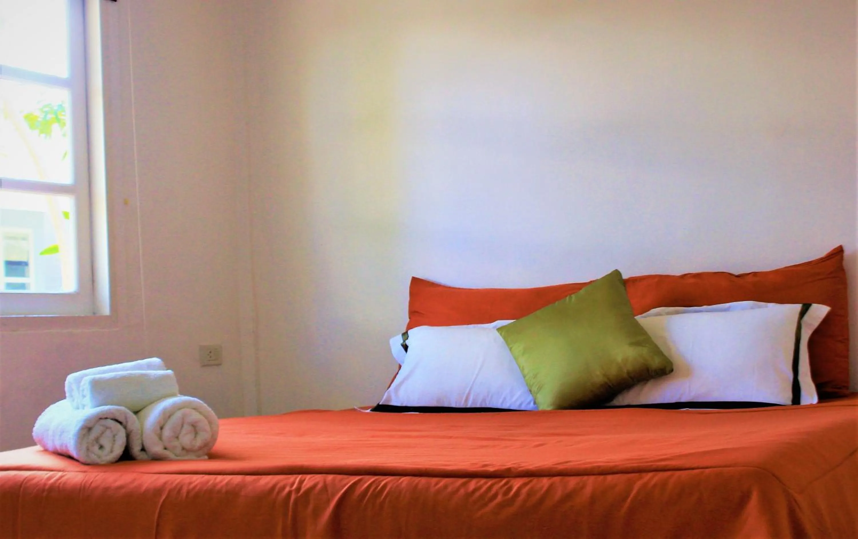 Bed in 1715 House - White Rhino