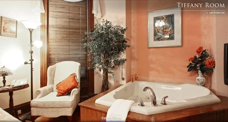 Decorative detail, Bed in Old Northside Bed & Breakfast