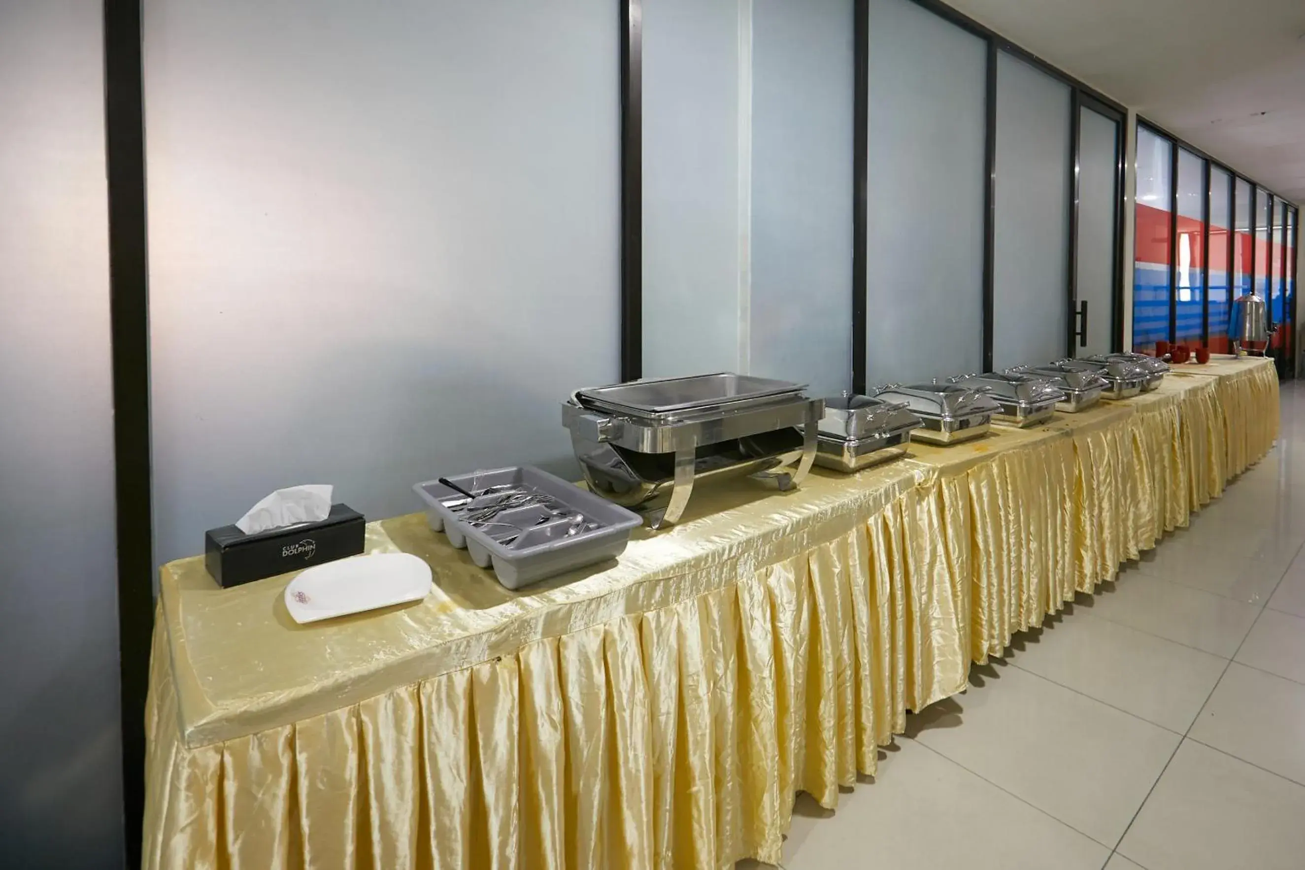 Buffet breakfast, Food in Club Dolphin Hotel
