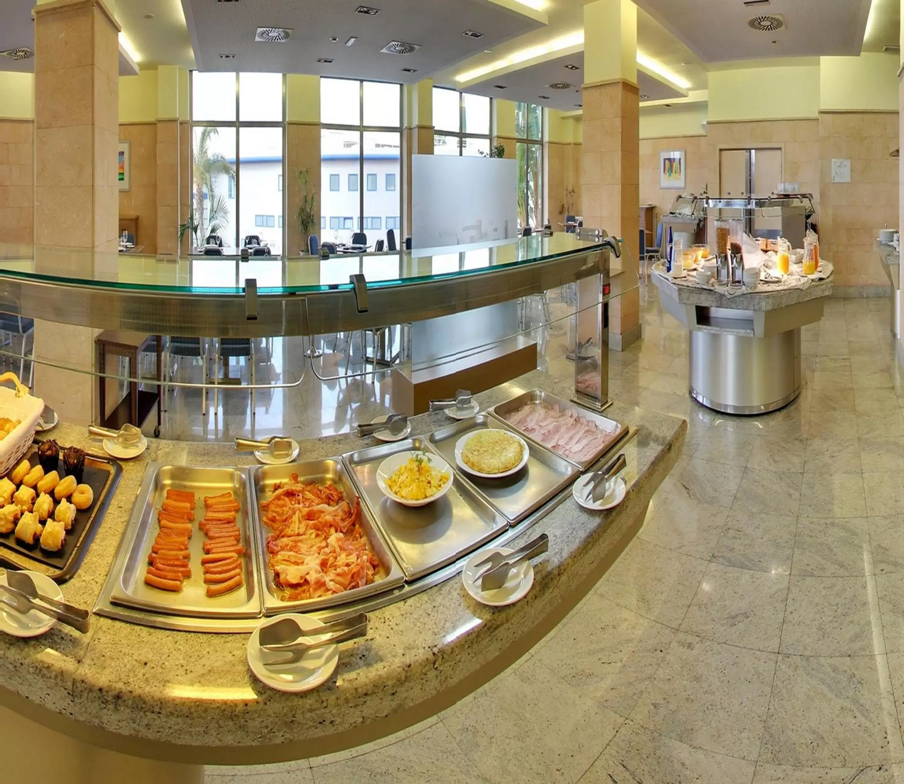 Buffet breakfast in Hotel Mas Camarena