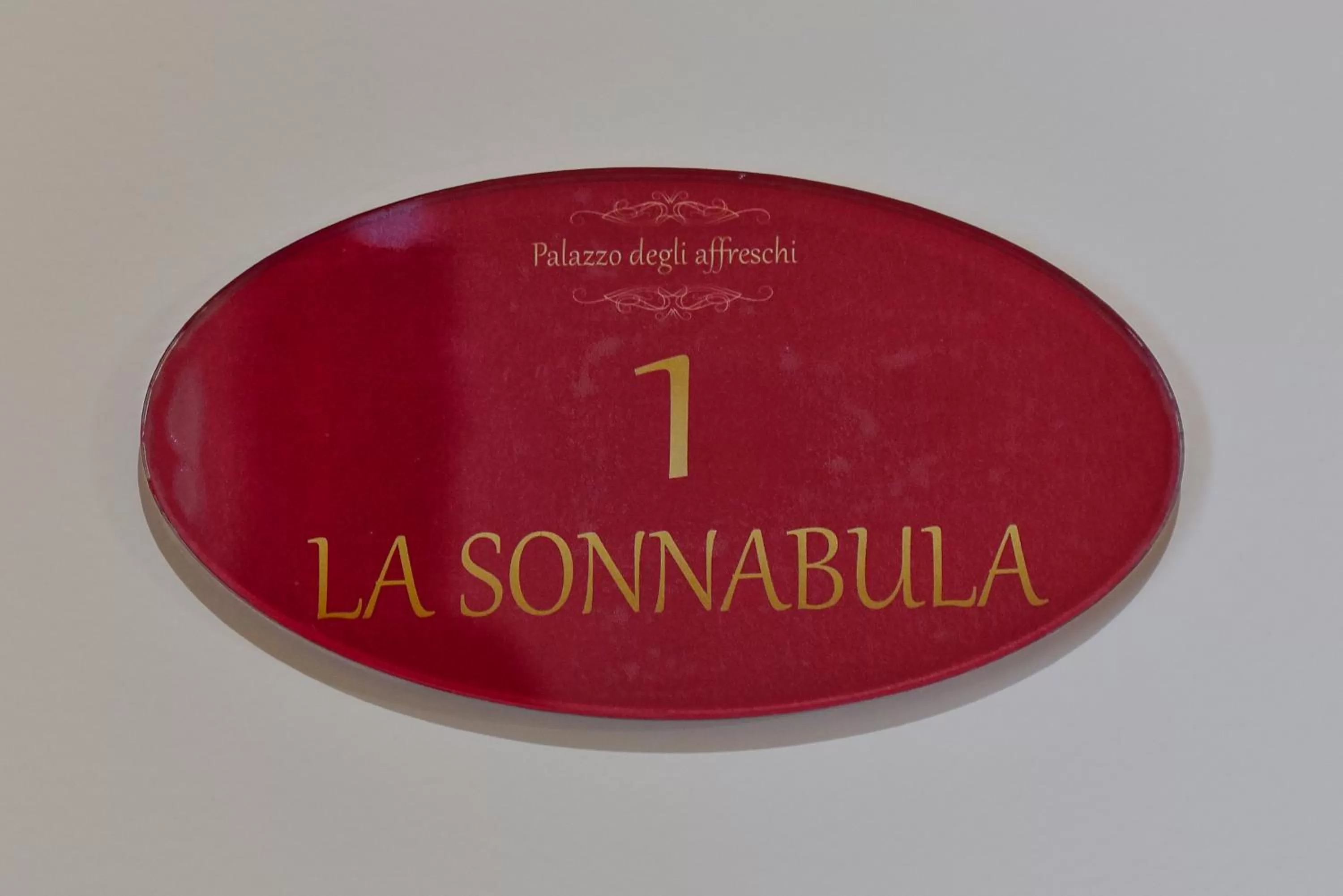 Logo/Certificate/Sign in Palazzo degli Affreschi