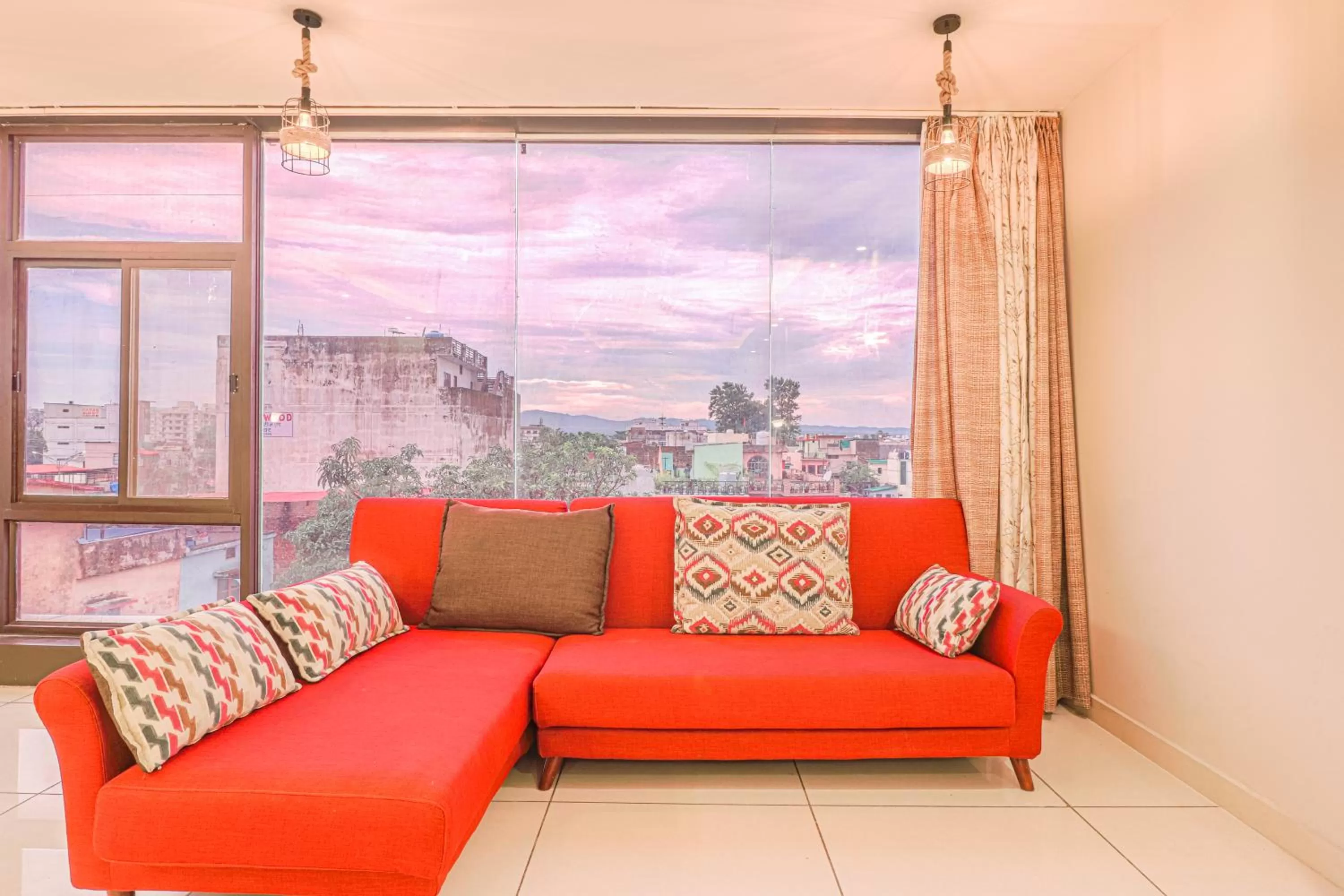 Seating area in The Glory Hotel