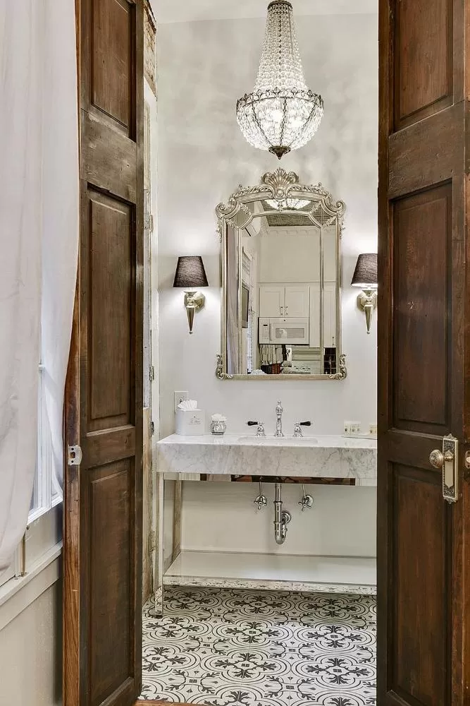 Bathroom in French Quarter Mansion