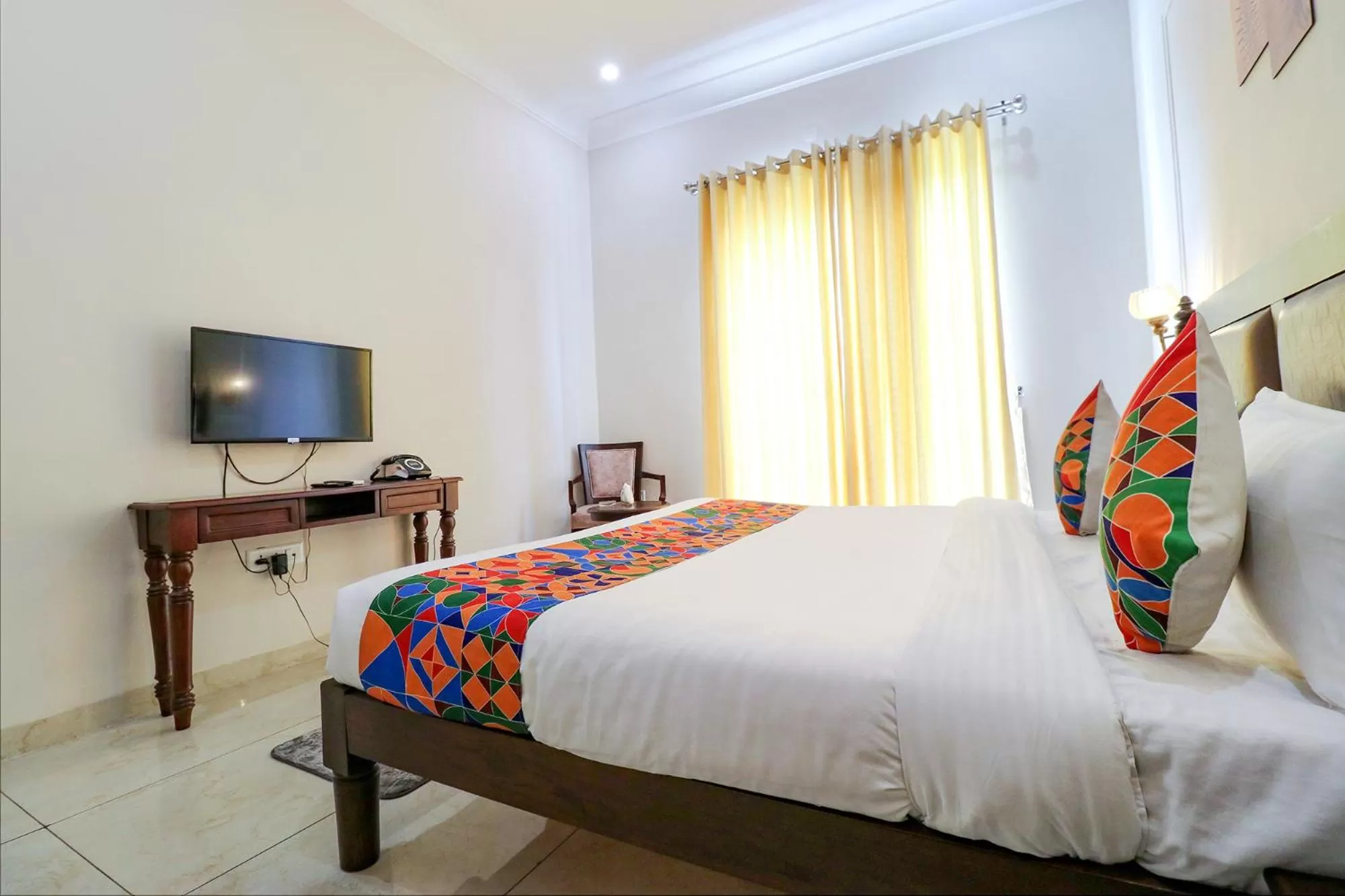 Bedroom, Bed in FabHotel K9 Villa