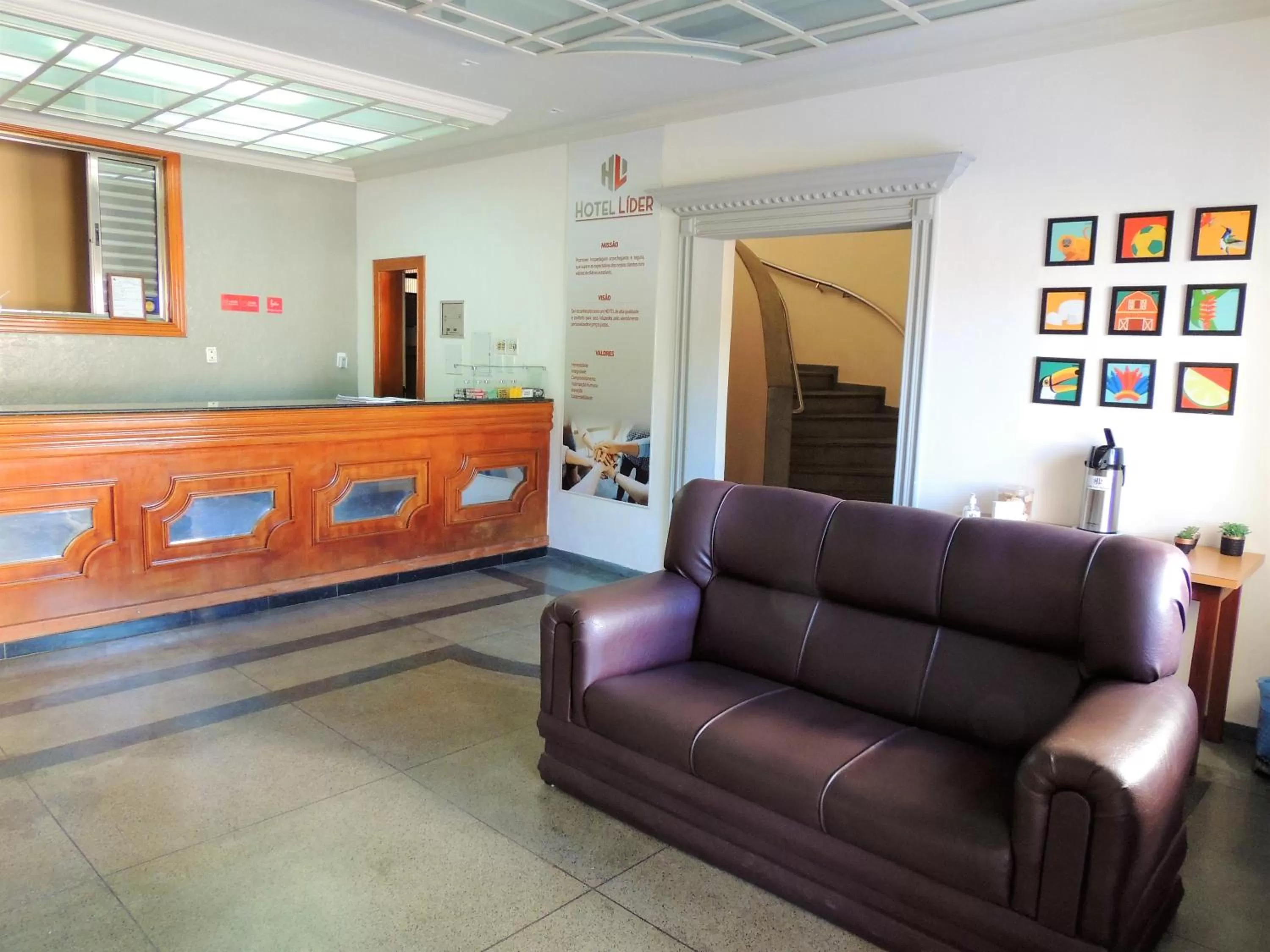 Lobby or reception in Hotel Líder