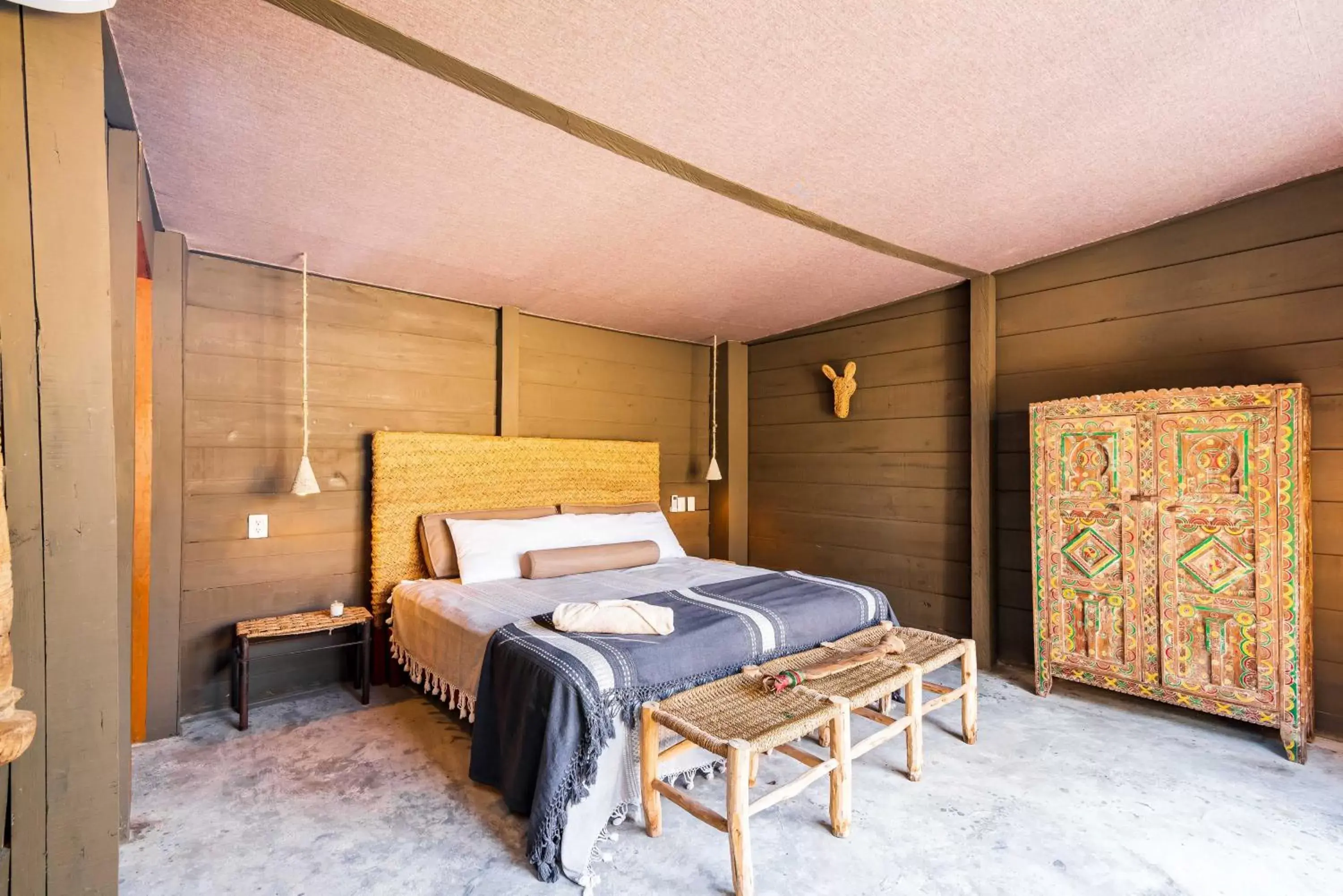 Bed in Casa Phoenix Tulum