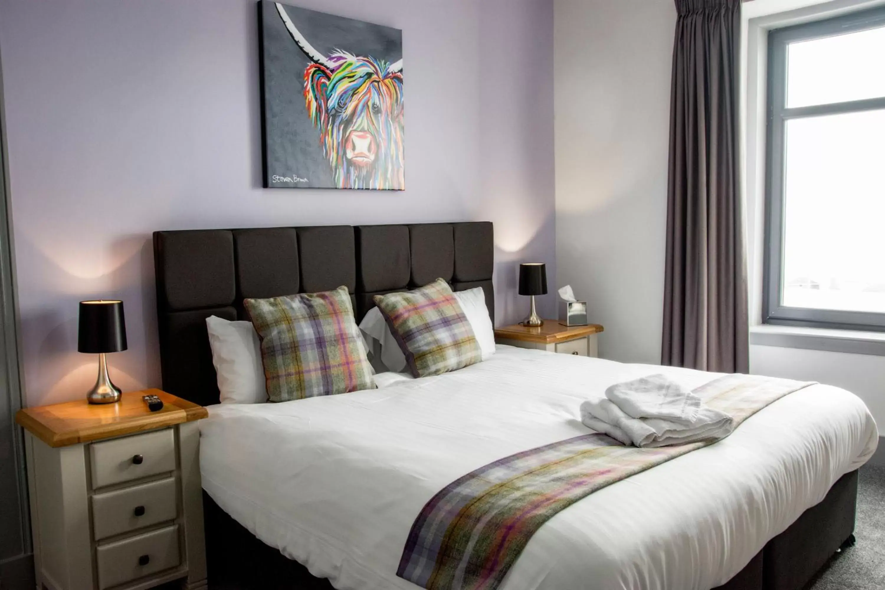 Bedroom, Bed in The Knowes Hotel & Restaurant