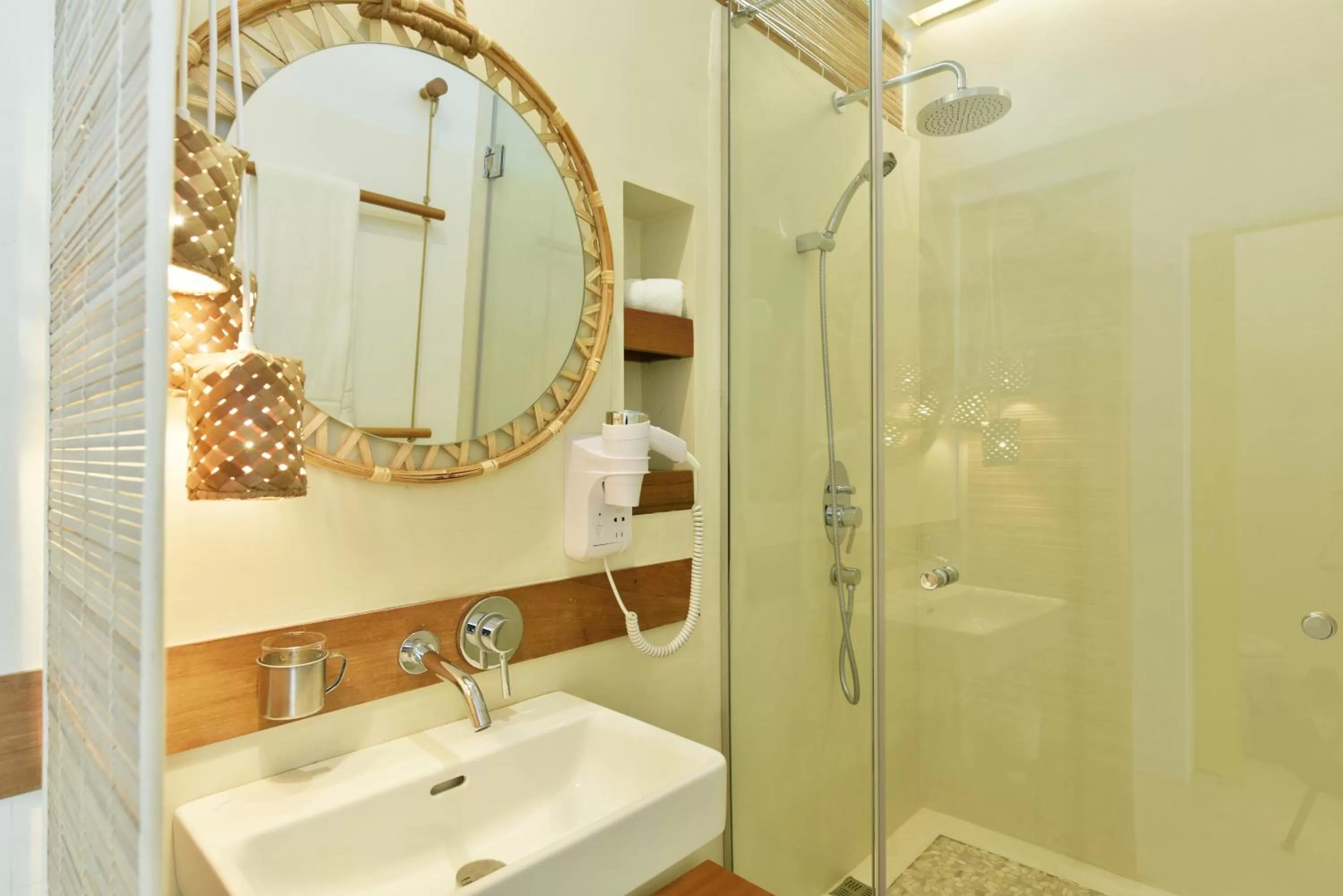 Shower in Veranda Tamarin Hotel & Spa