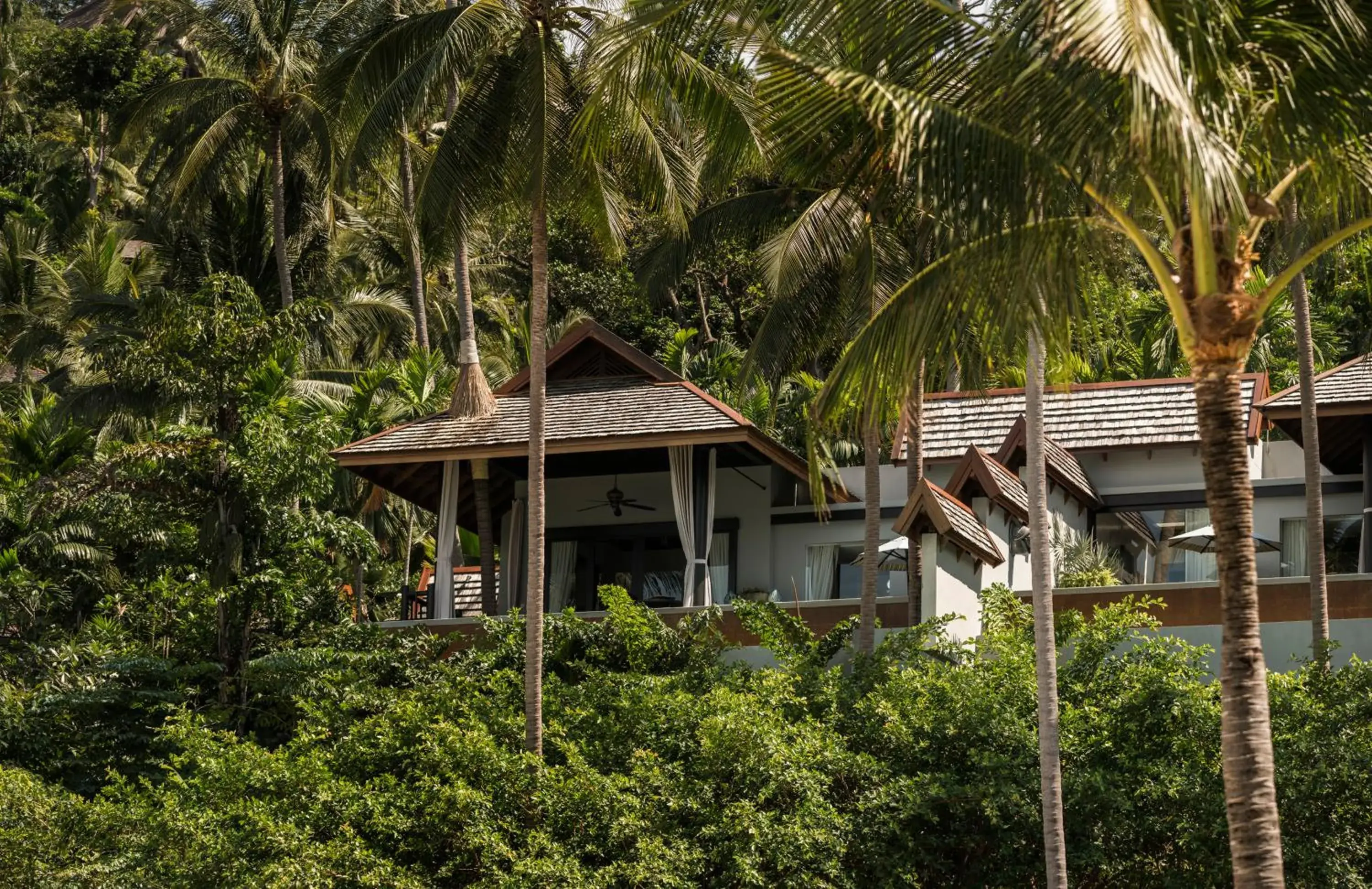 Balcony/Terrace, Property Building in Four Seasons Resort Koh Samui