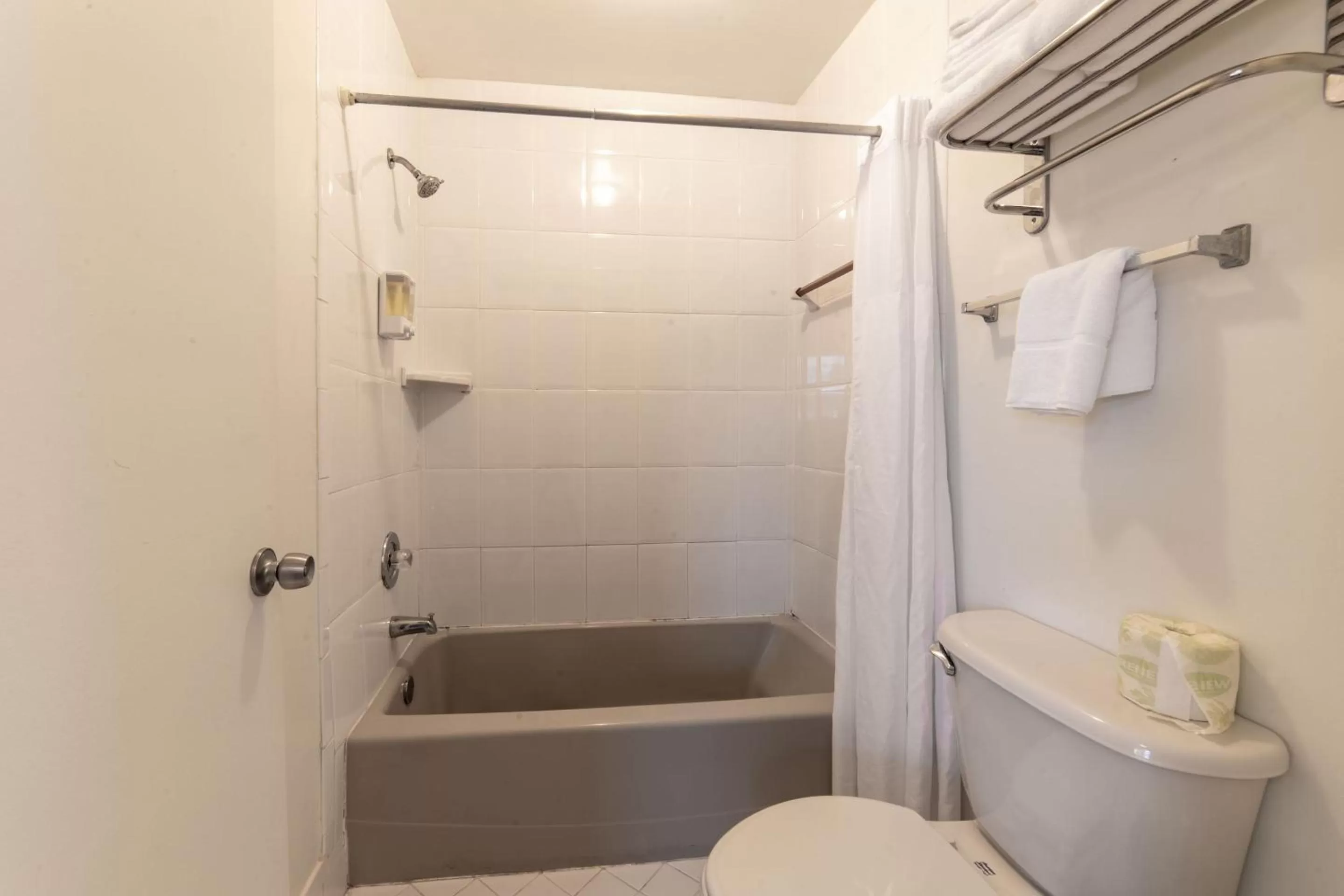 Shower in Captain's Table Hotel by Everglades Adventures