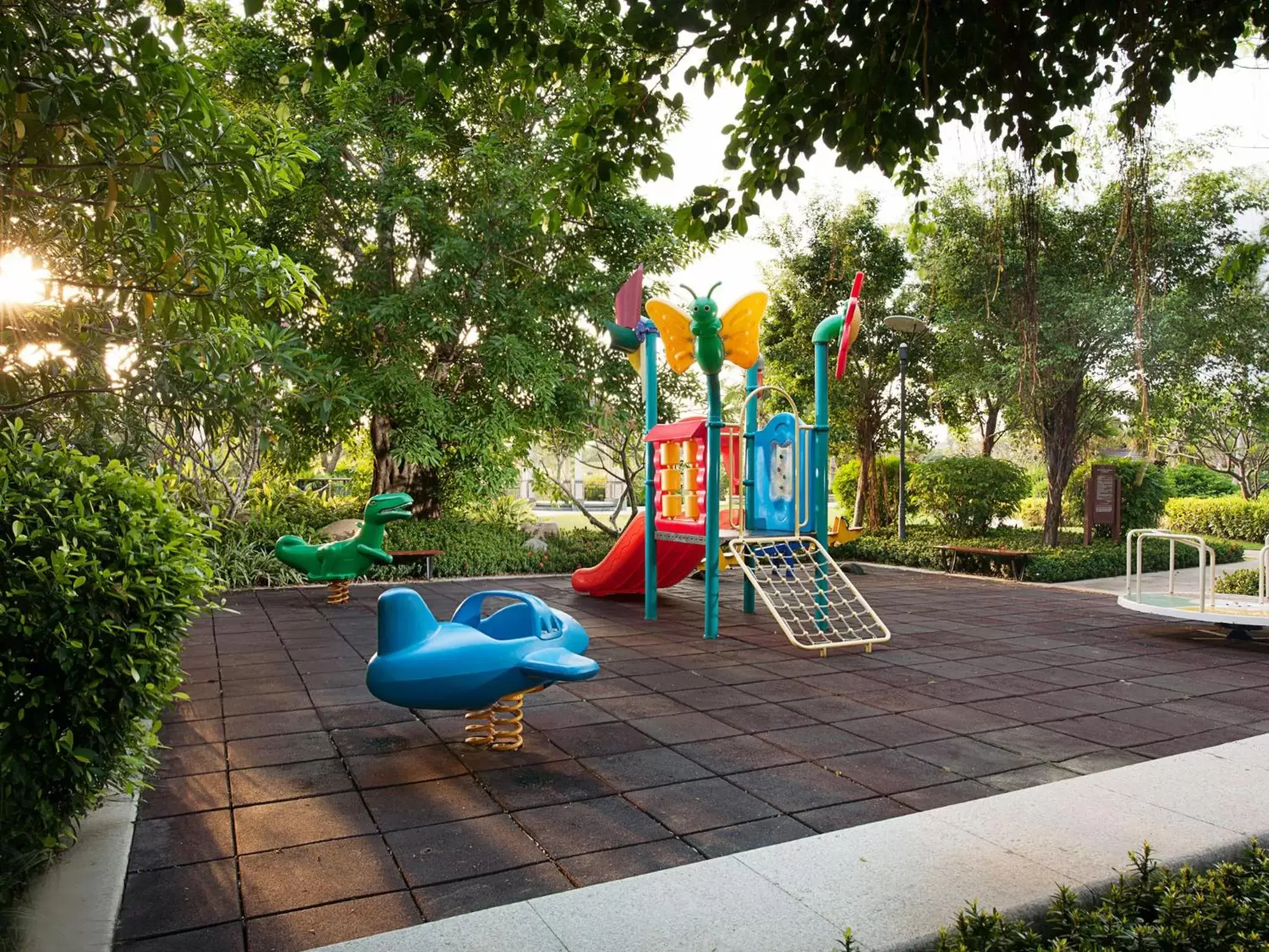 Children play ground, Children's Play Area in Grand Metropark Villa Resort Sanya Yalong Bay