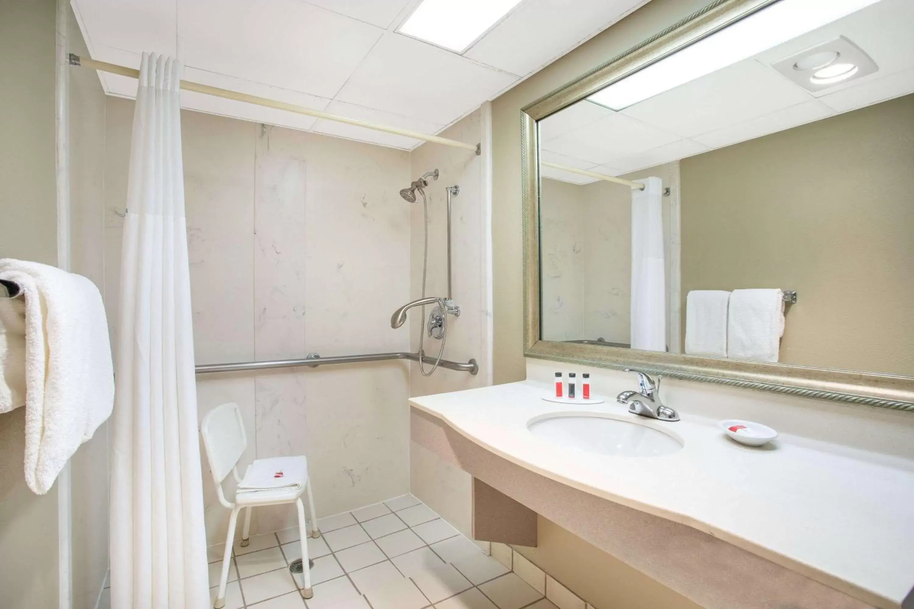 Shower, Bathroom in Baymont by Wyndham Hays