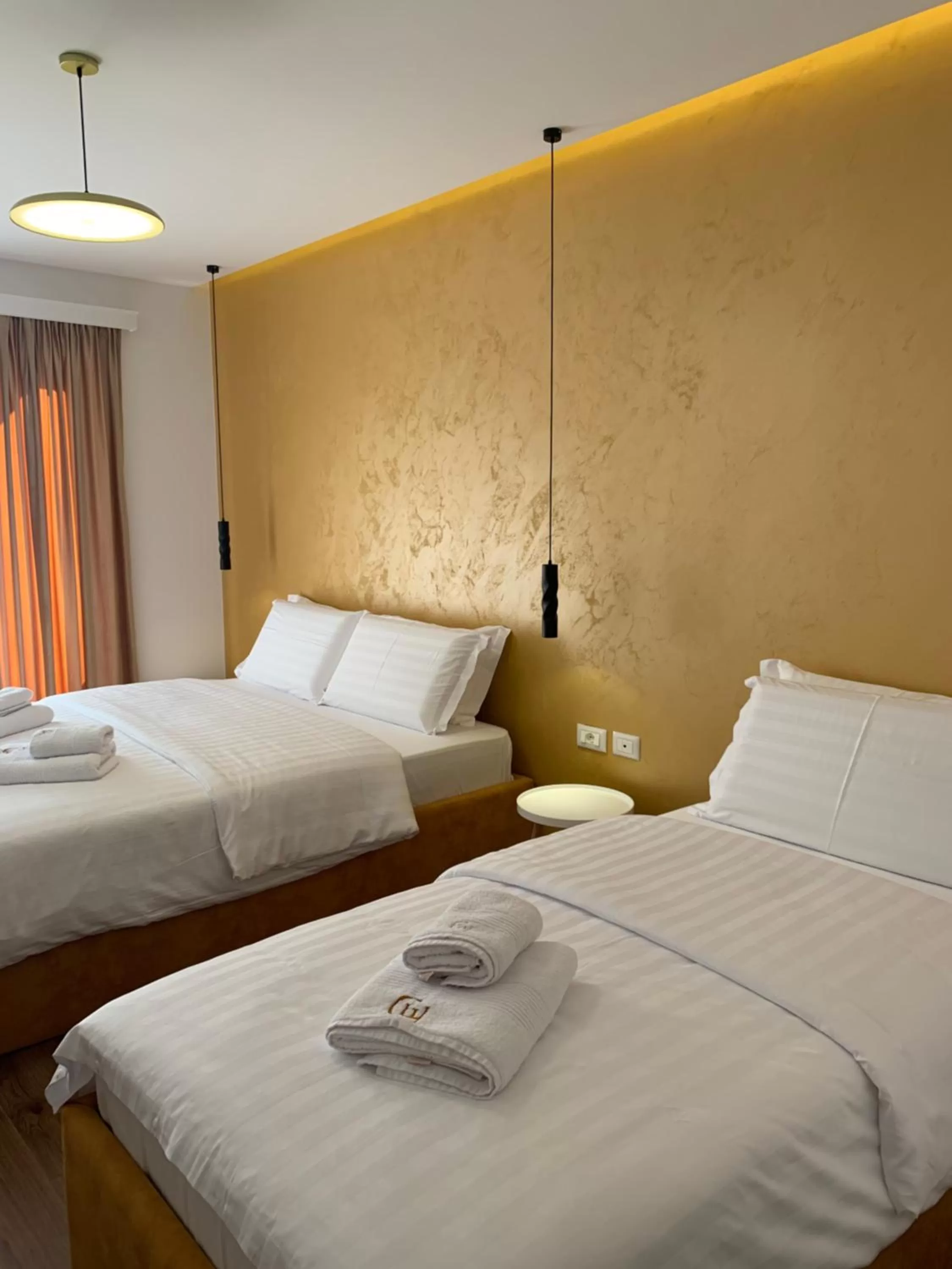 Bed in Grand Hotel Pogradec