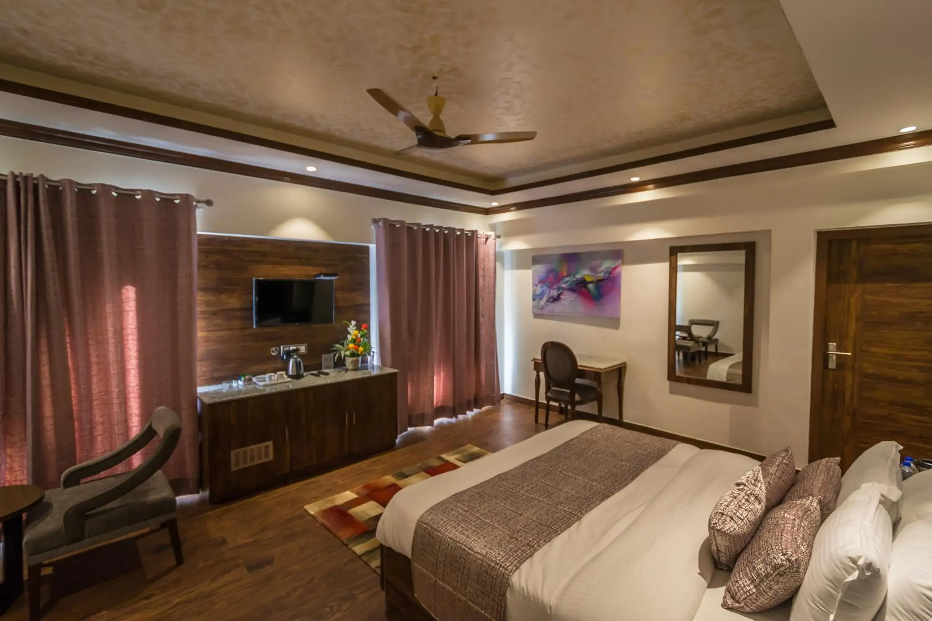 Photo of the whole room, Bed in The Highland Park - A Truly River side Resort Photo of the whole room, Bed in The Highland Park - A Truly River side Resort