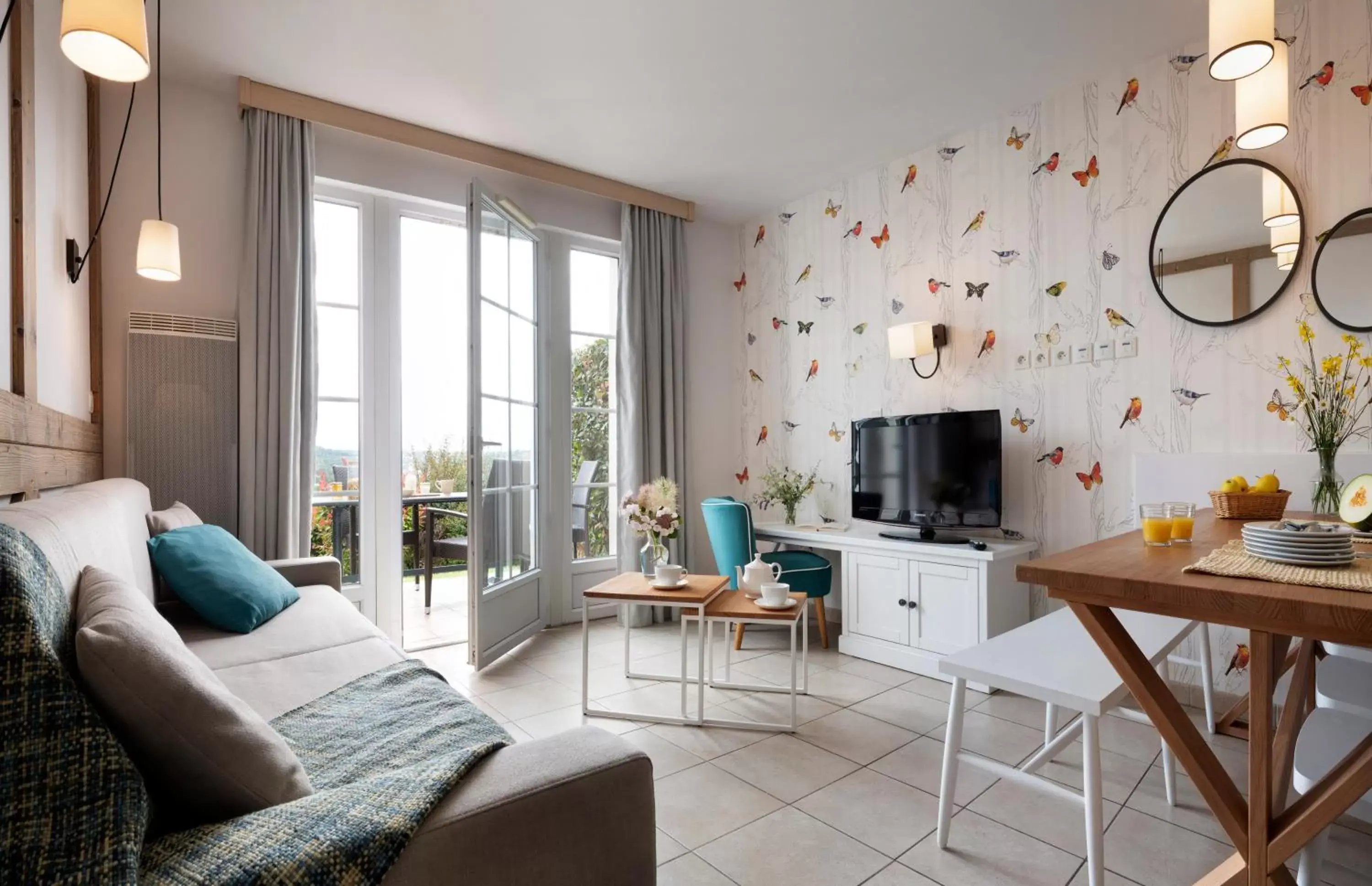 Communal lounge/ TV room, Seating Area in Pierre & Vacances Premium Residence & Spa Houlgate