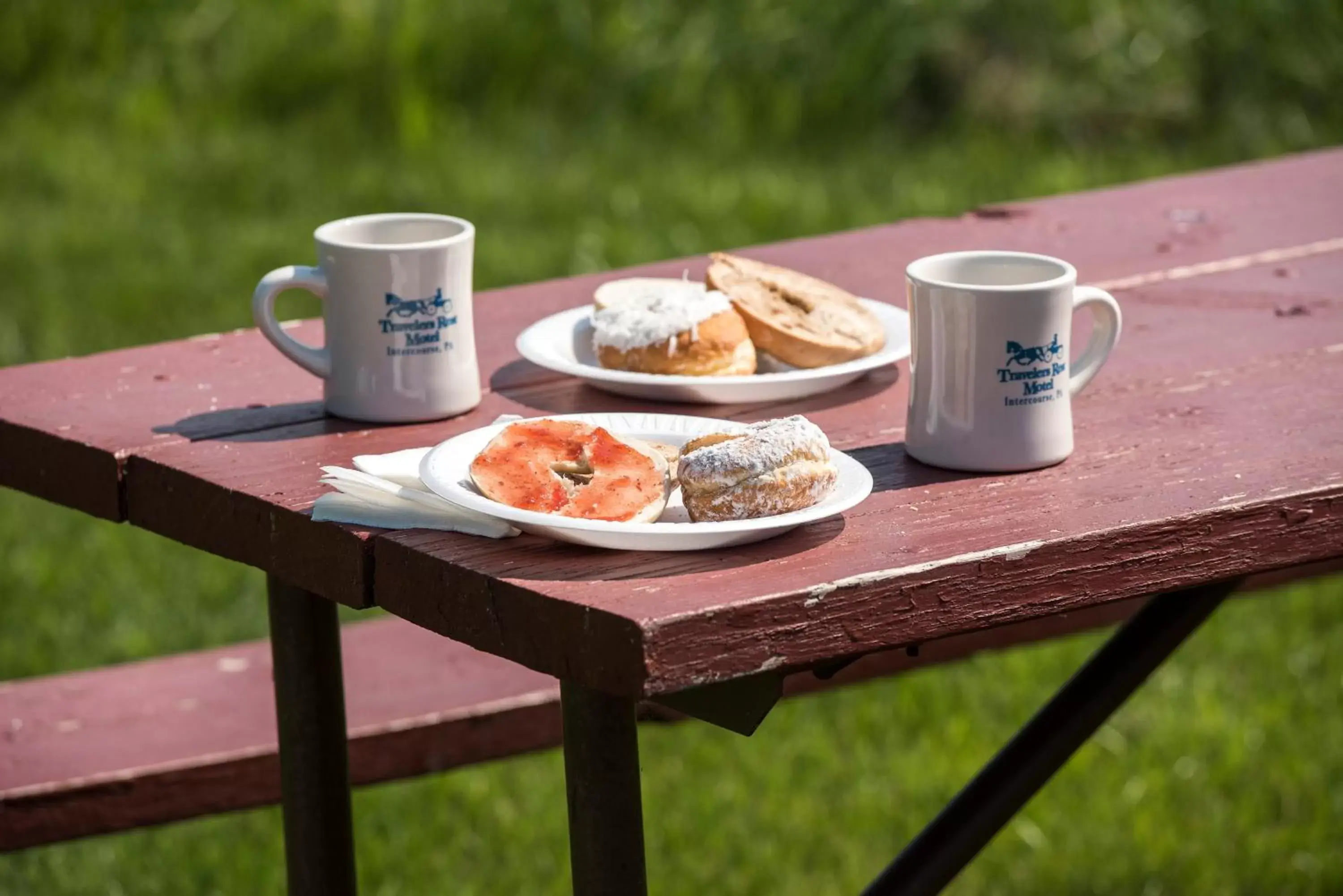 Continental breakfast in Travelers Rest Motel