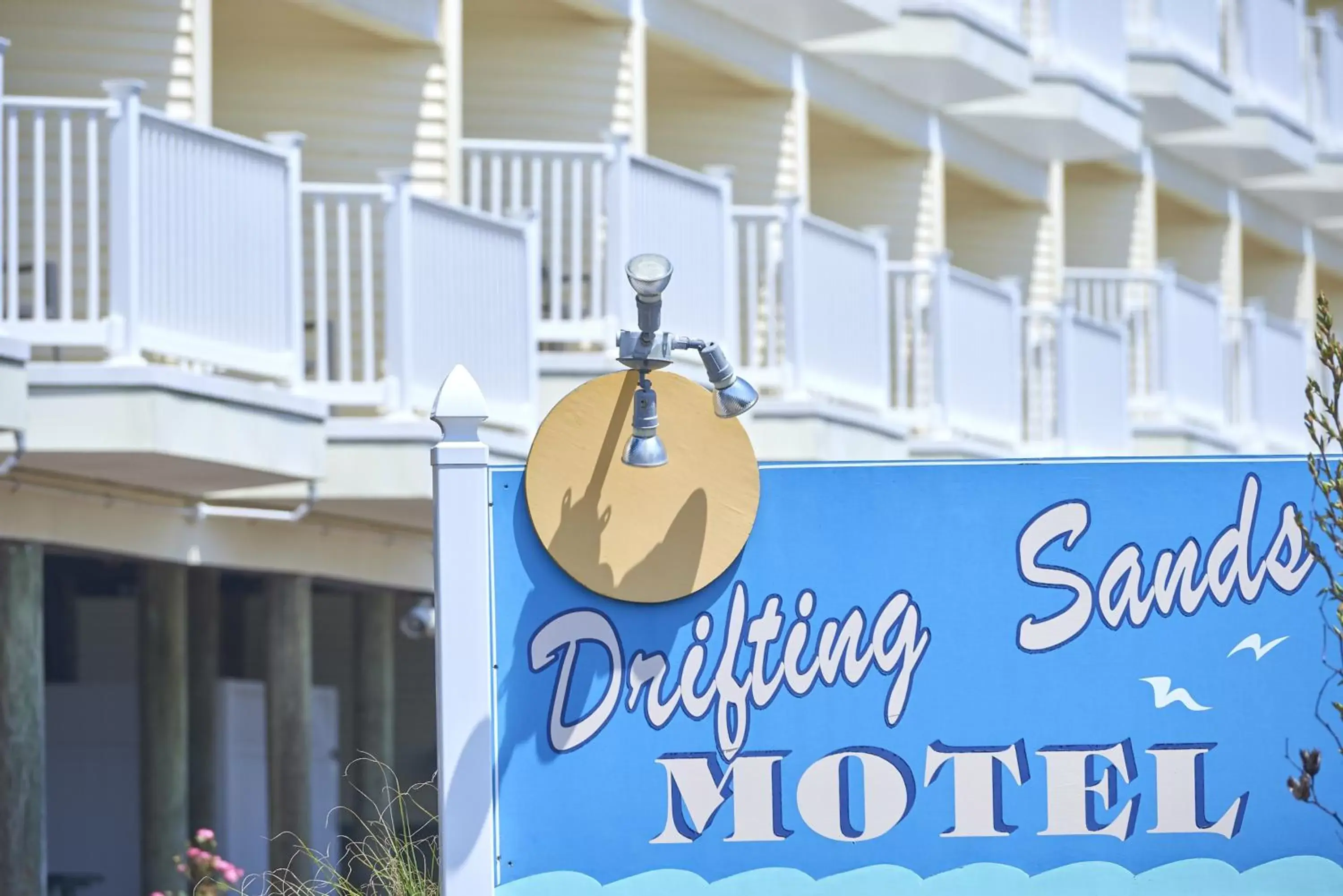 Property building, Property Logo/Sign in Drifting Sands Oceanfront Hotel