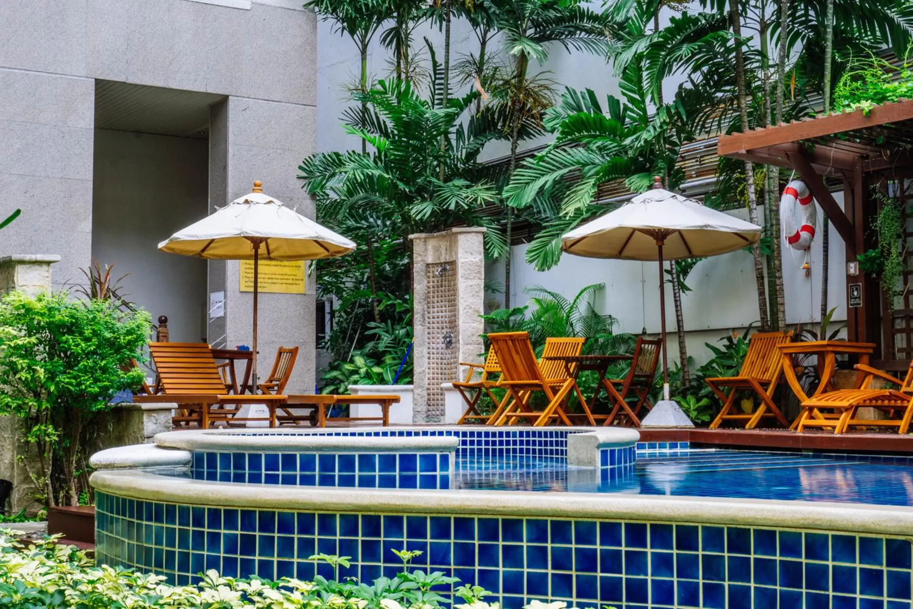 Swimming Pool in Silom Serene A Boutique Hotel - SHA Extra Plus