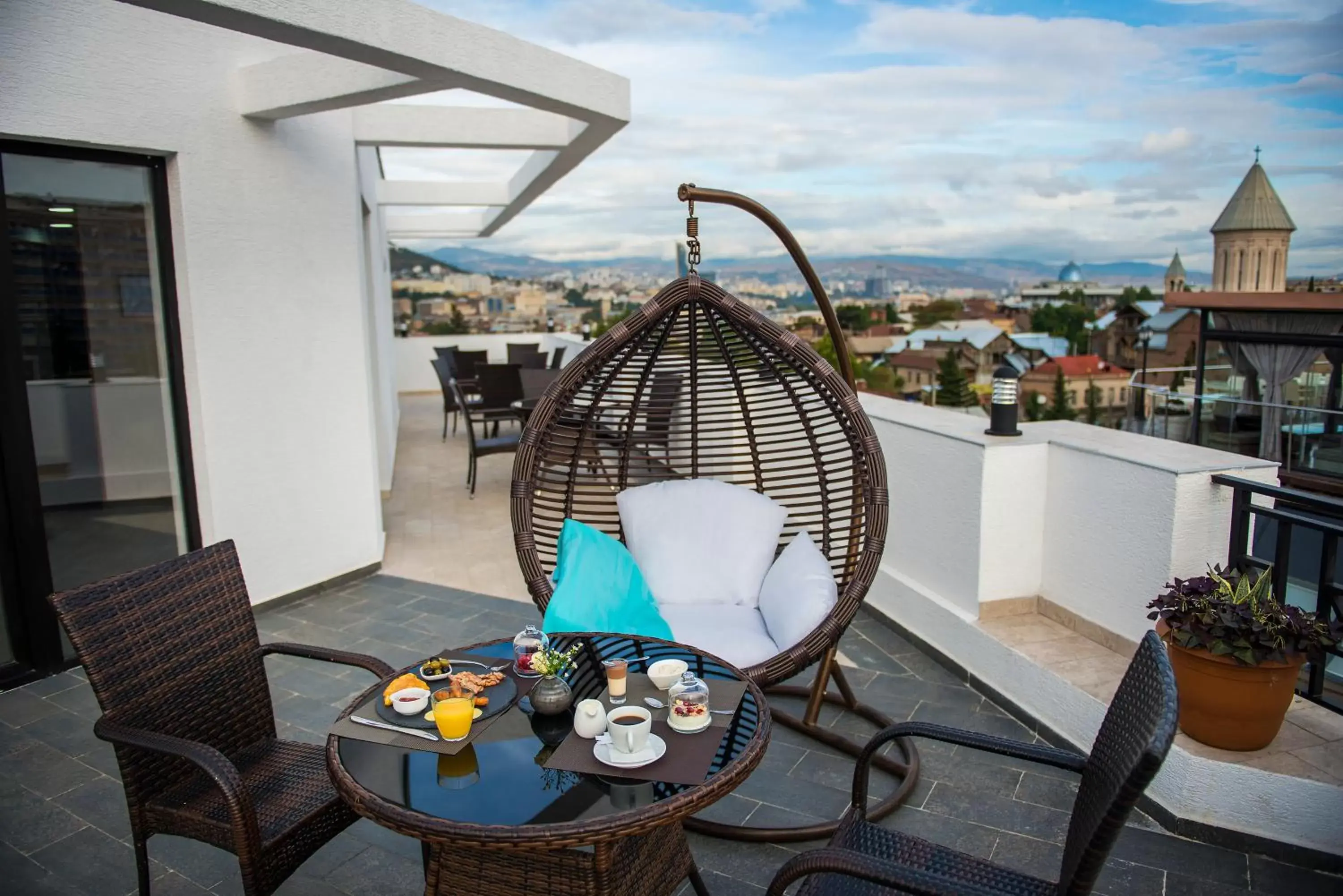 Balcony/Terrace in Tbilisi Inn