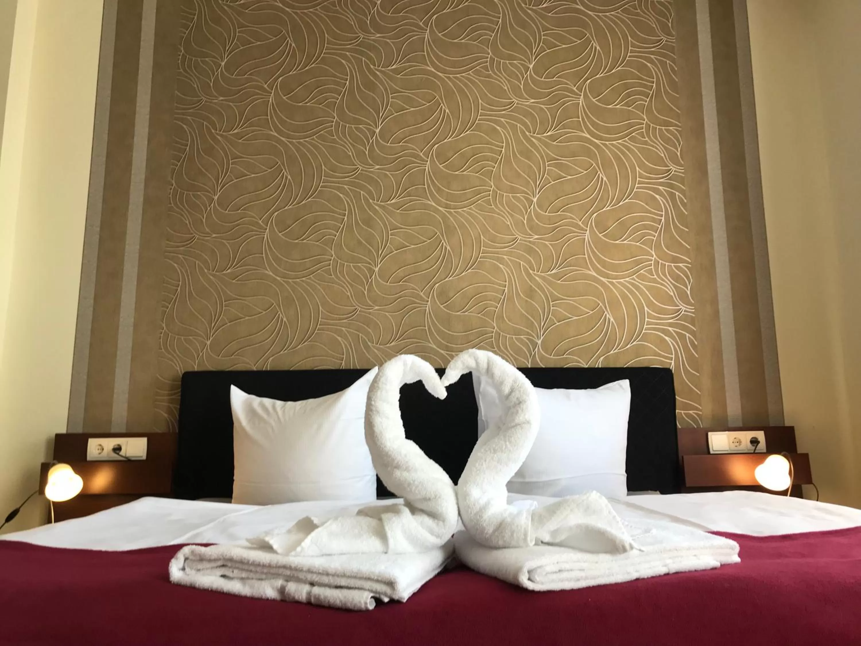 Photo of the whole room, Bed in Hotel via City Leipzig Mitte