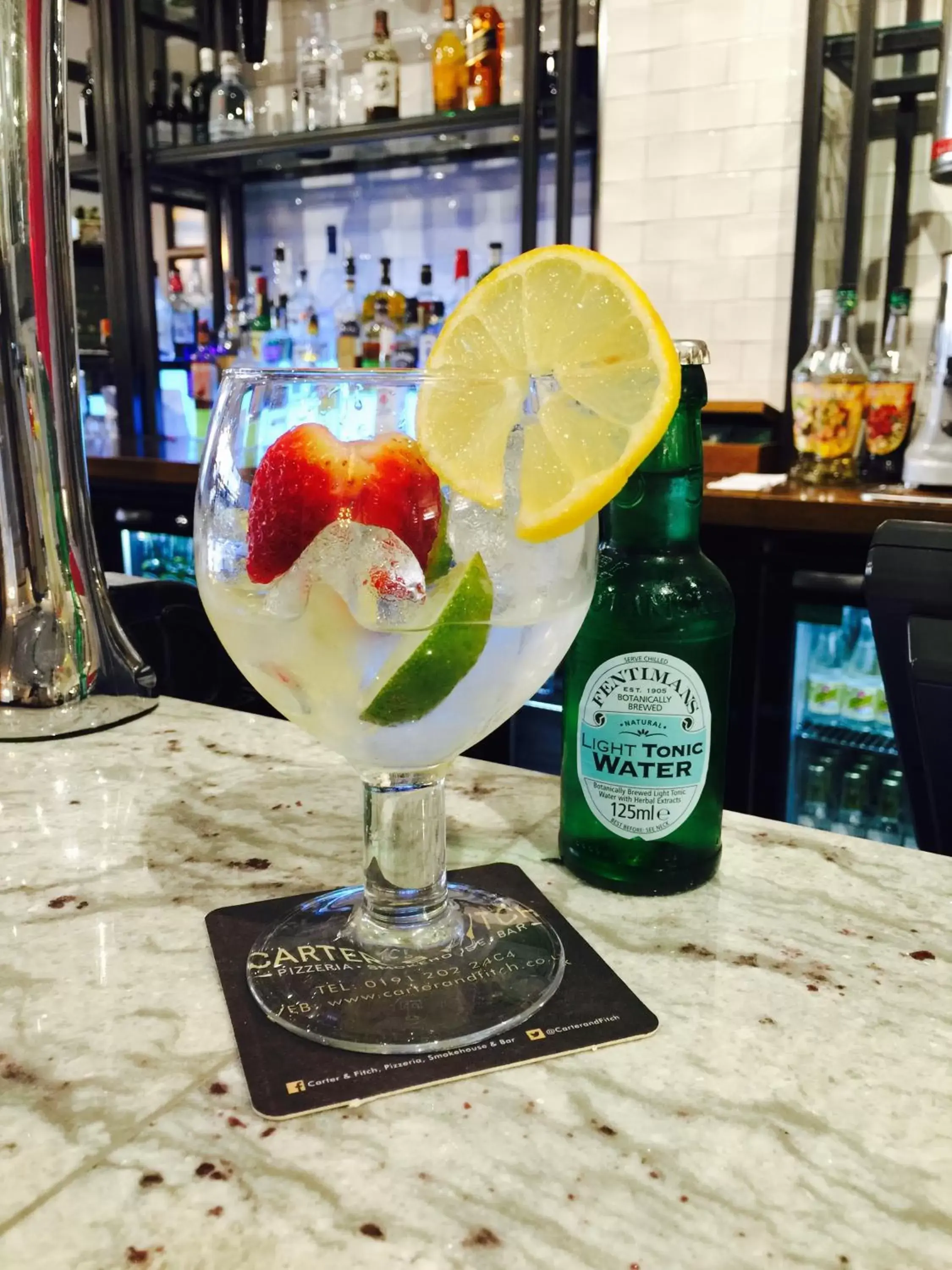 Alcoholic drinks in Mercure Newcastle George Washington Hotel Golf & Spa