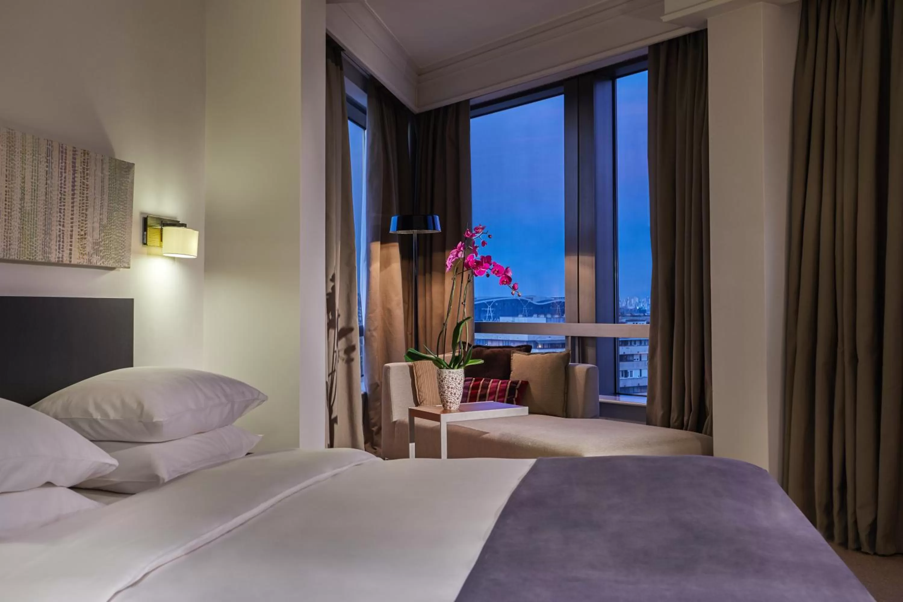 Bedroom, Bed in Hyatt Regency Belgrade