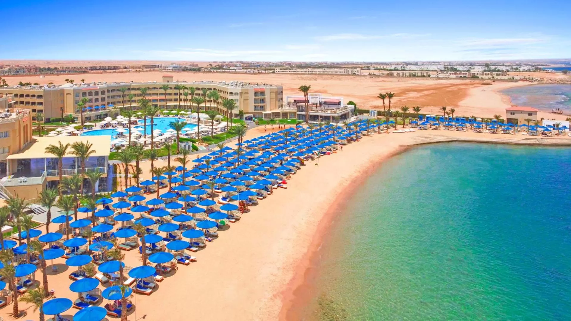 Bird's eye view in Beach Albatros Aqua Park - Hurghada