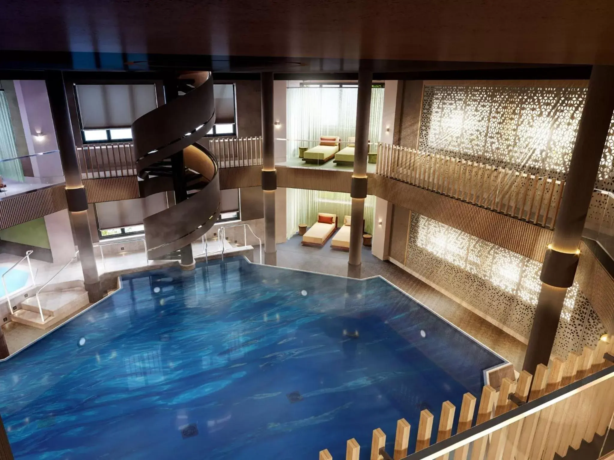 Spa and wellness centre/facilities, Swimming Pool in Hotel Europaischer Hof Hamburg