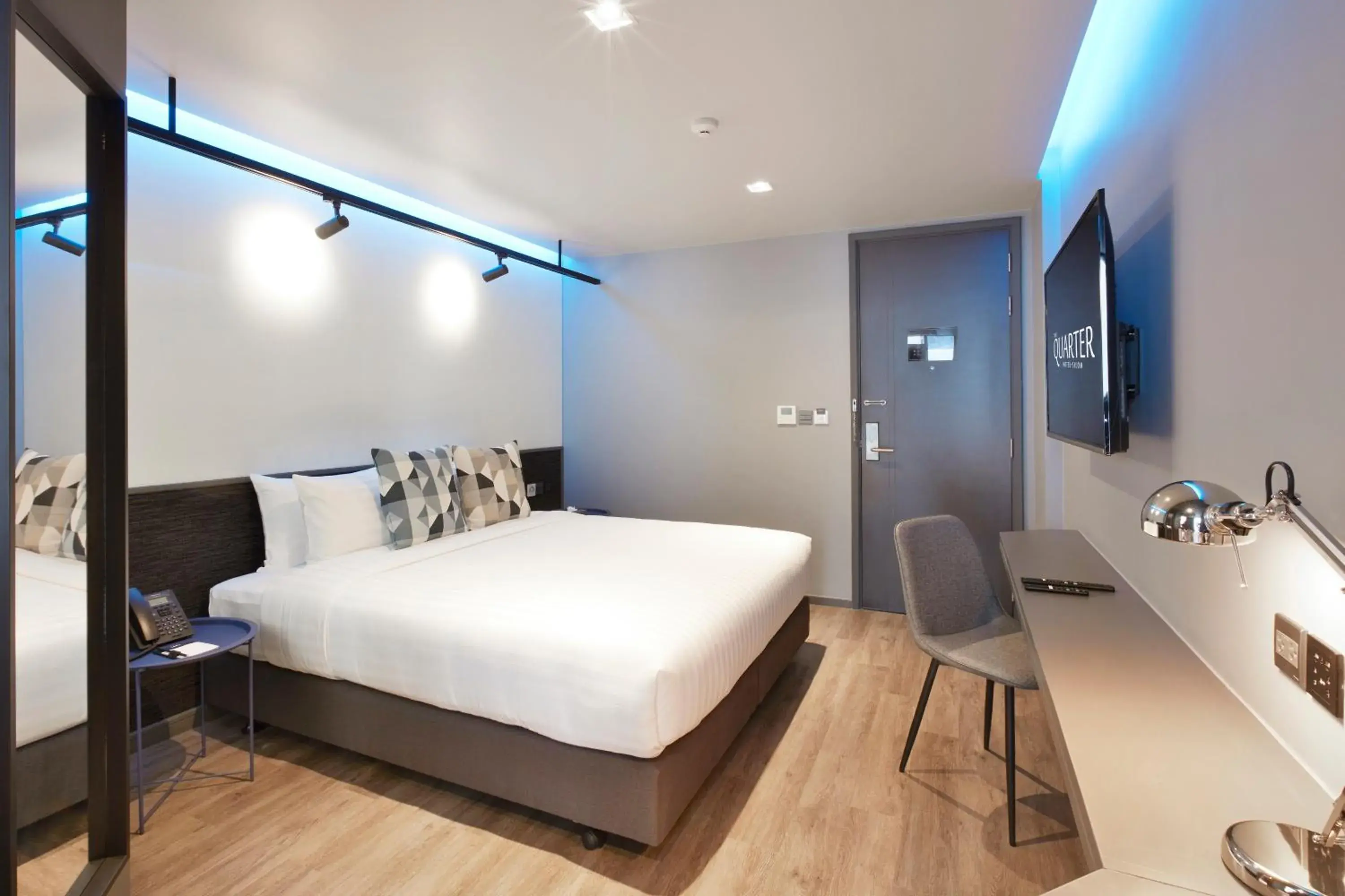 Bedroom, Bed in The Quarter Silom by UHG