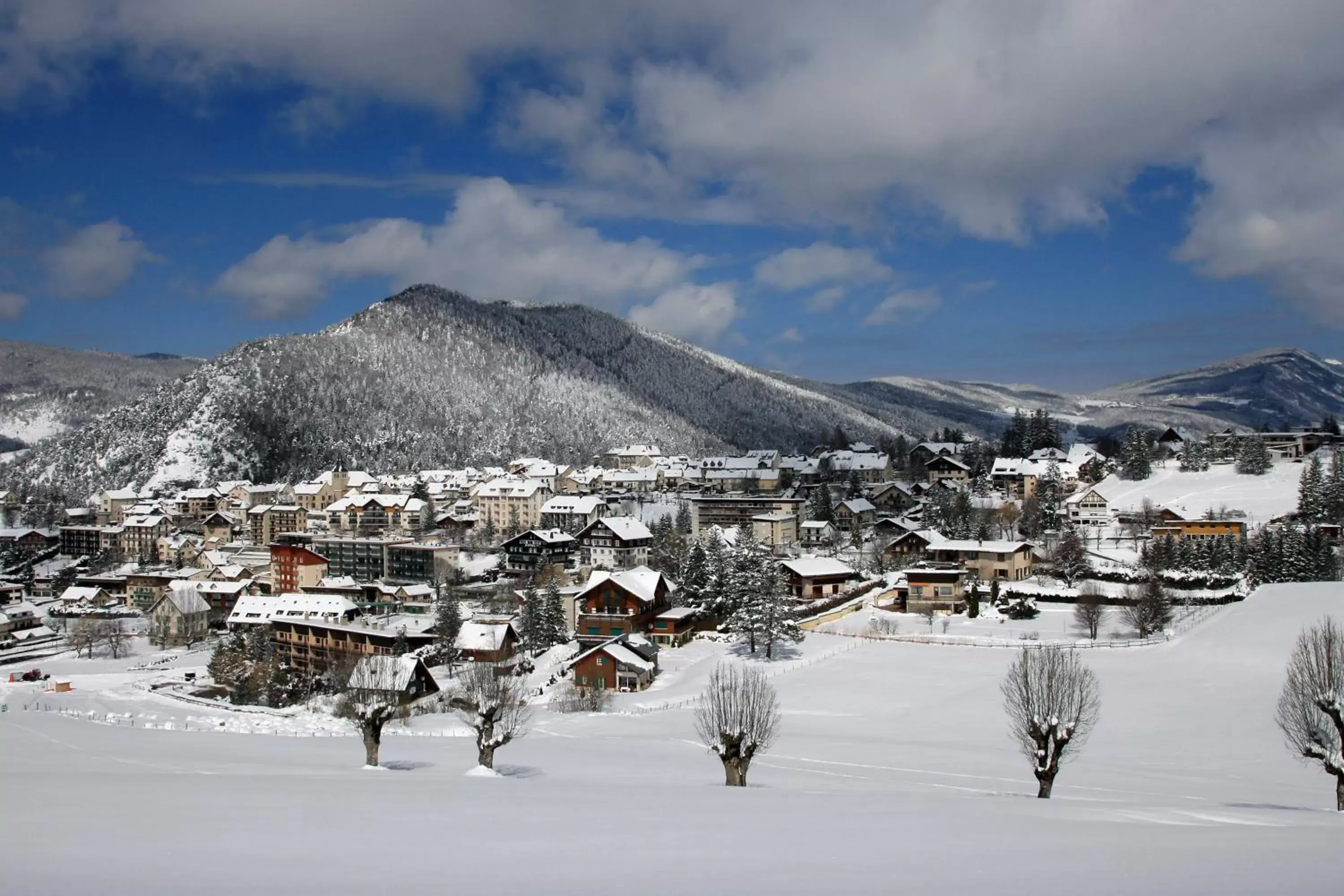 Area and facilities, Winter in Hôtel du Centre