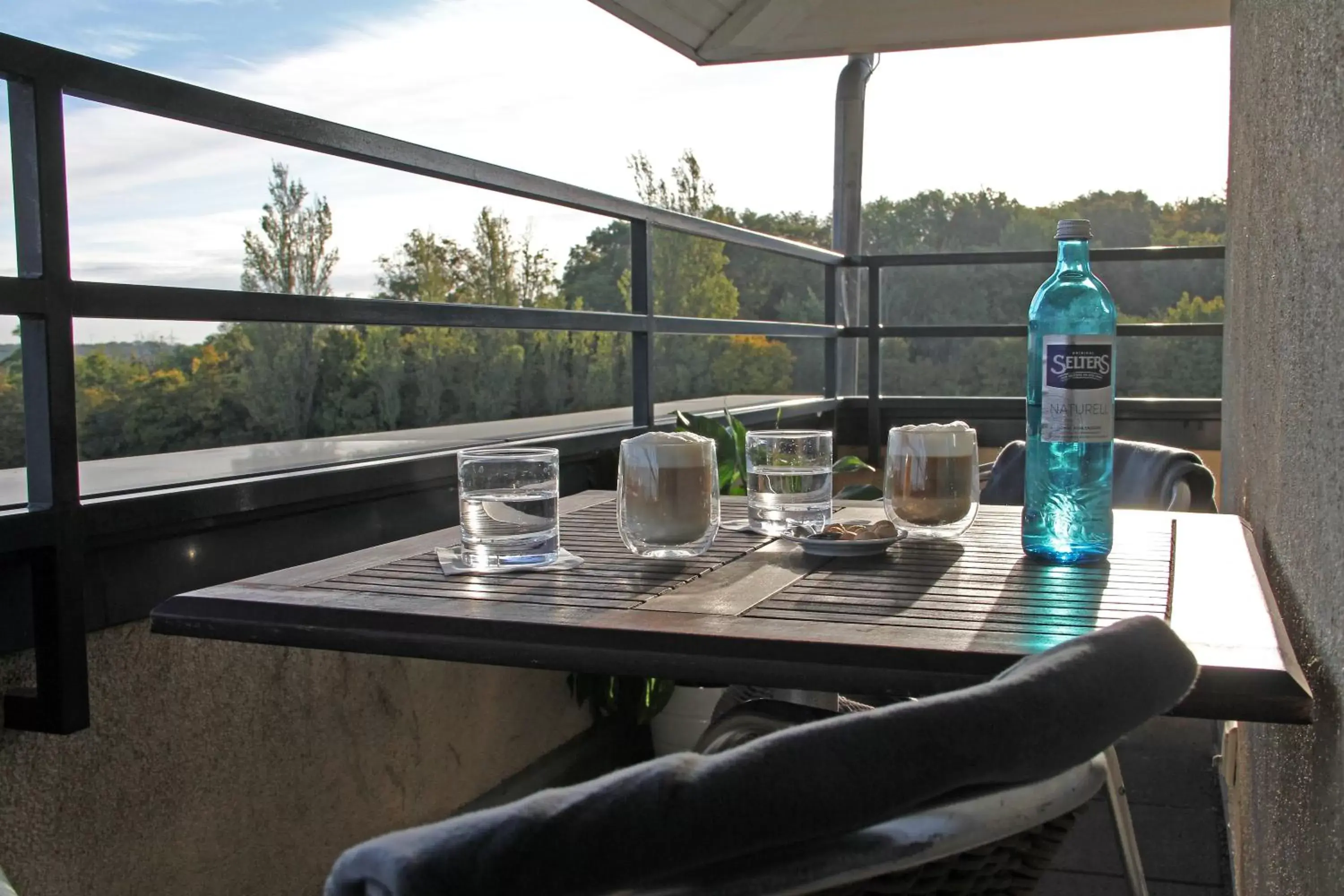 Balcony/Terrace in City Hotel Frankfurt Bad Vilbel