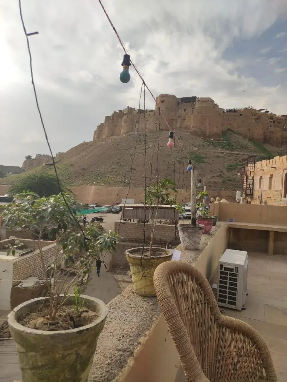 Balcony/Terrace in Hotel Mackpack Jaisalmer