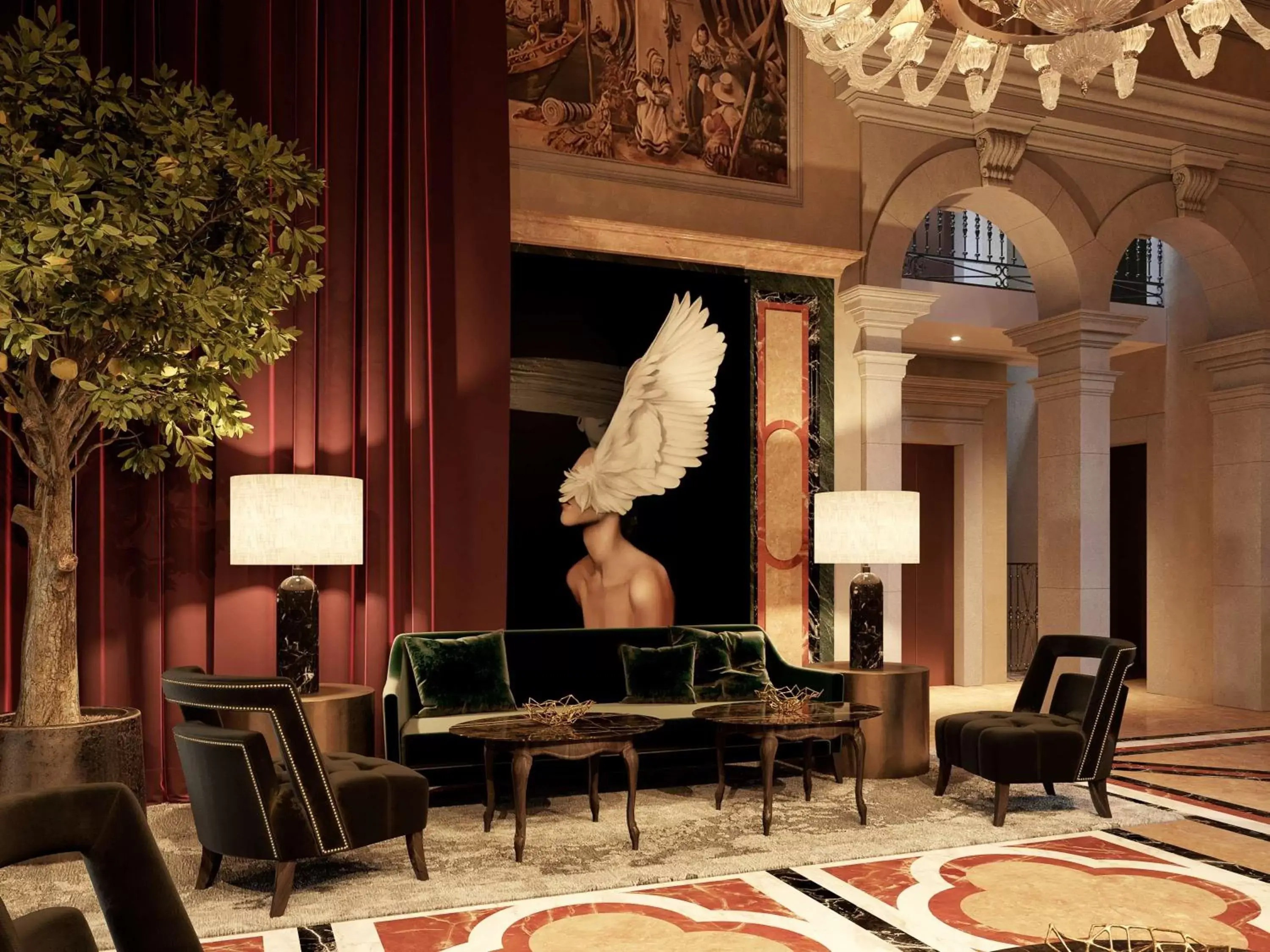 Lobby or reception in NH Collection Grand Hotel Palazzo Dei Dogi