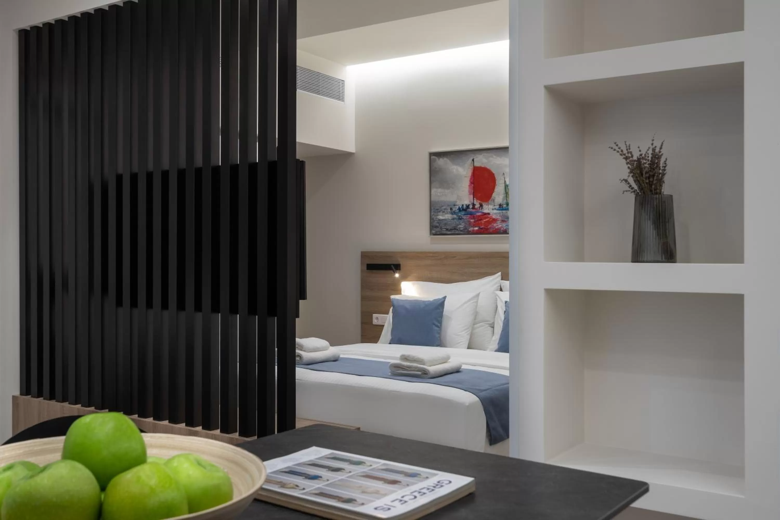 Living room, Bed in Hestia - Alexandras 38