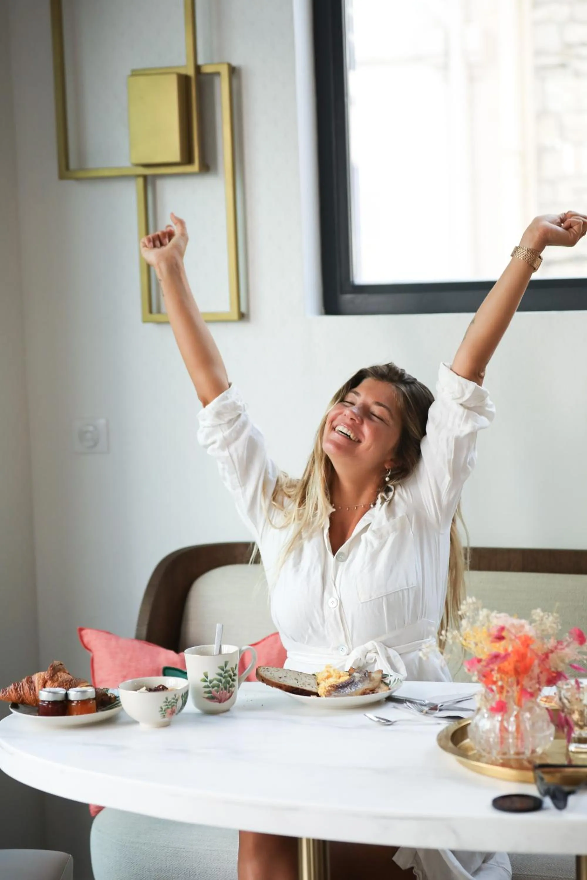 Breakfast in Hôtel Cosmopolitain