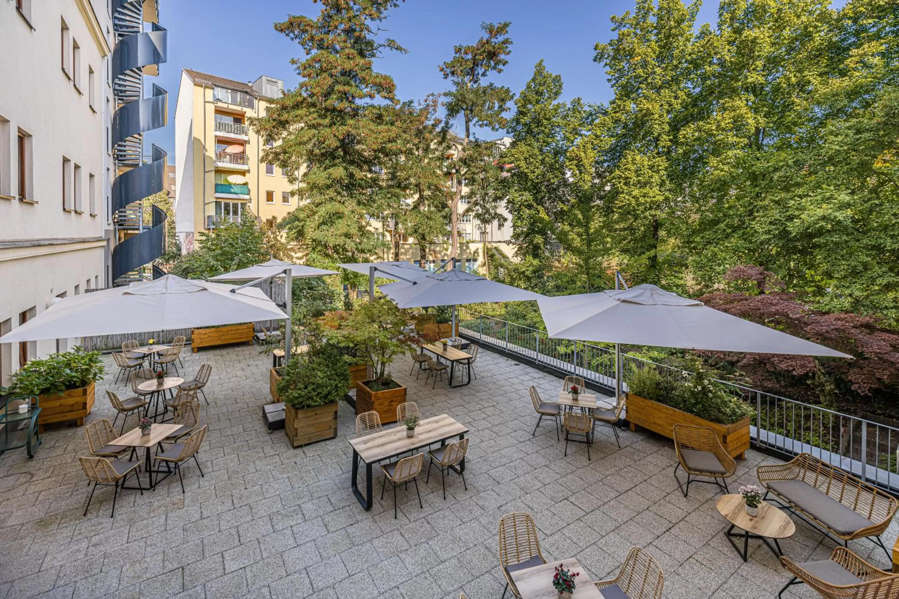 Garden in Hotel & Restaurant Michaelis