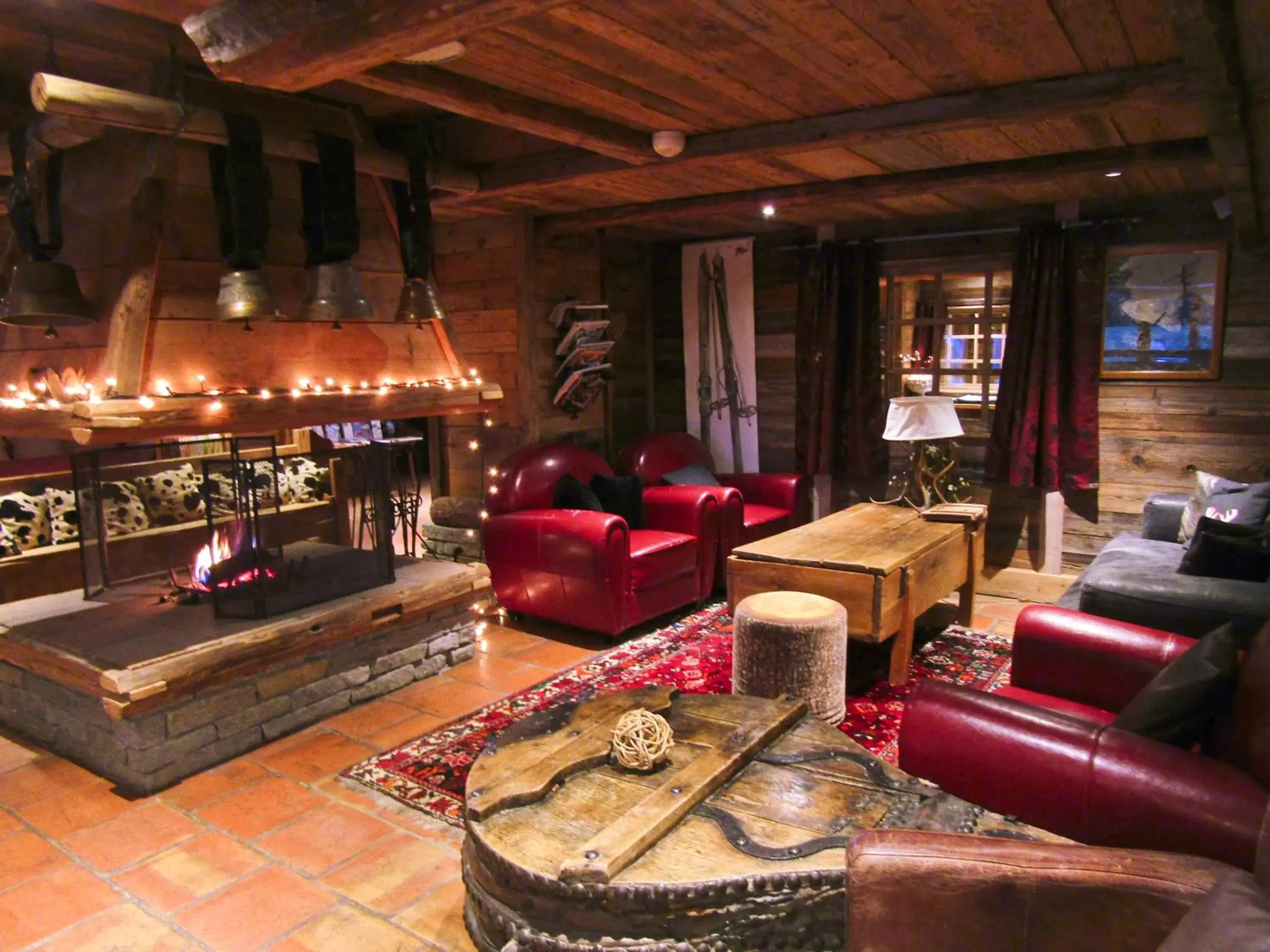 Living room in Les Grands Montets Hotel & Spa