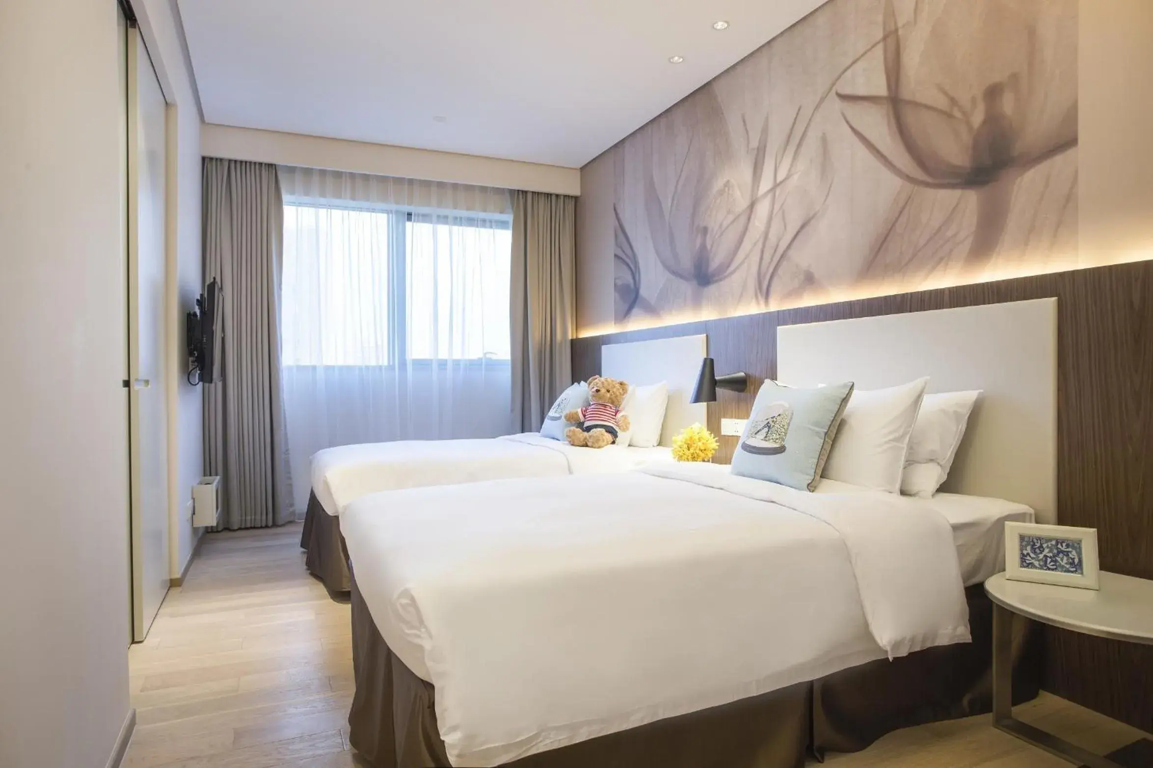 Bed in Citadines Intime City Hangzhou Bed in Citadines Intime City Hangzhou