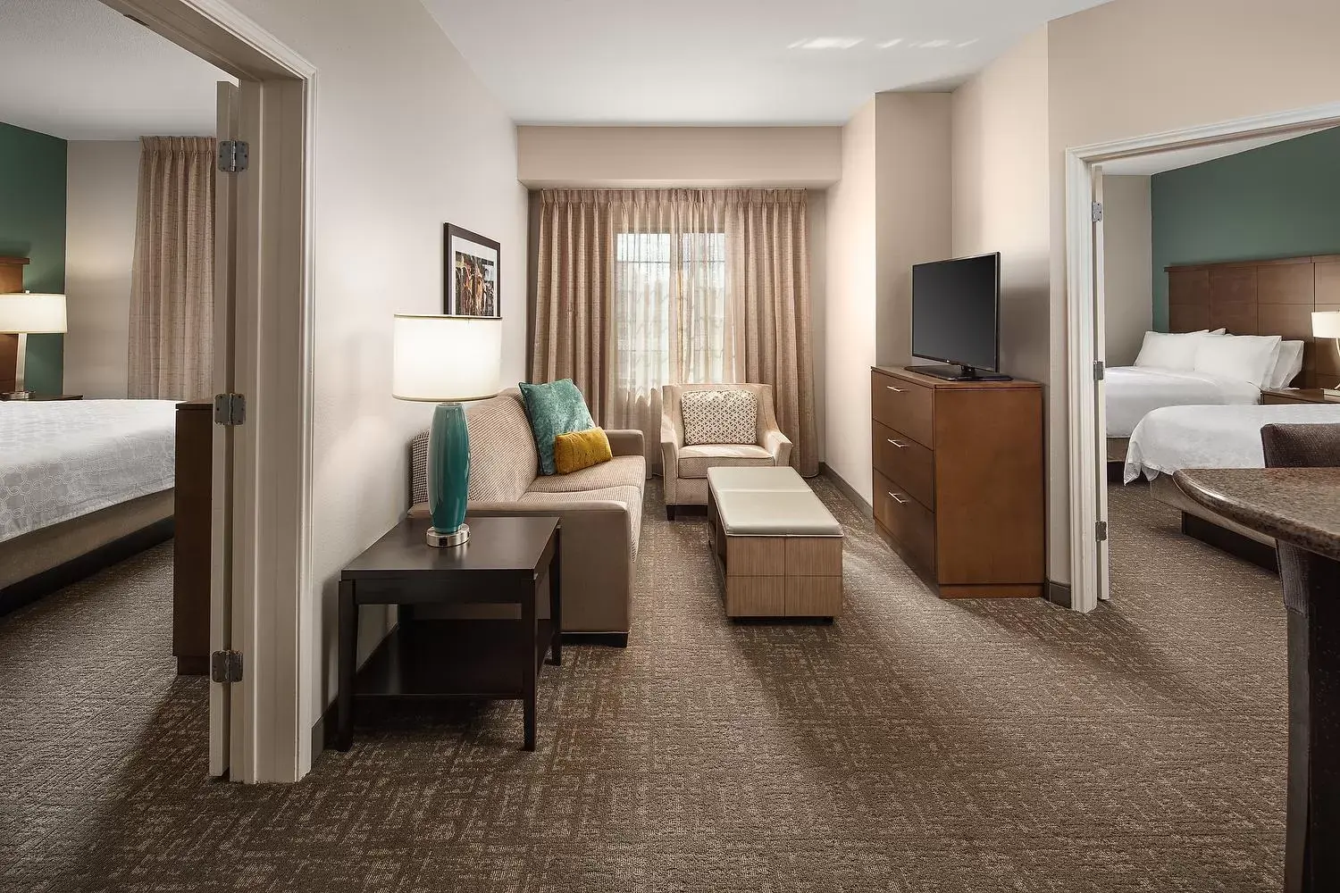 Living room, Seating Area in Staybridge Suites West Fort Worth, an IHG Hotel