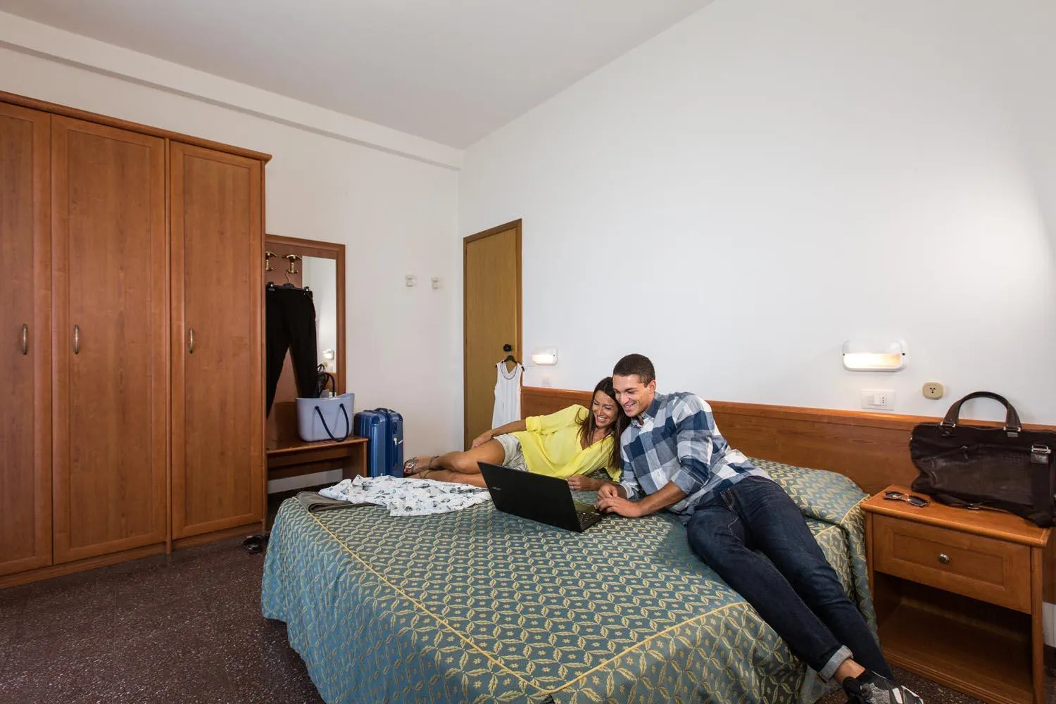 Bed in Hotel International