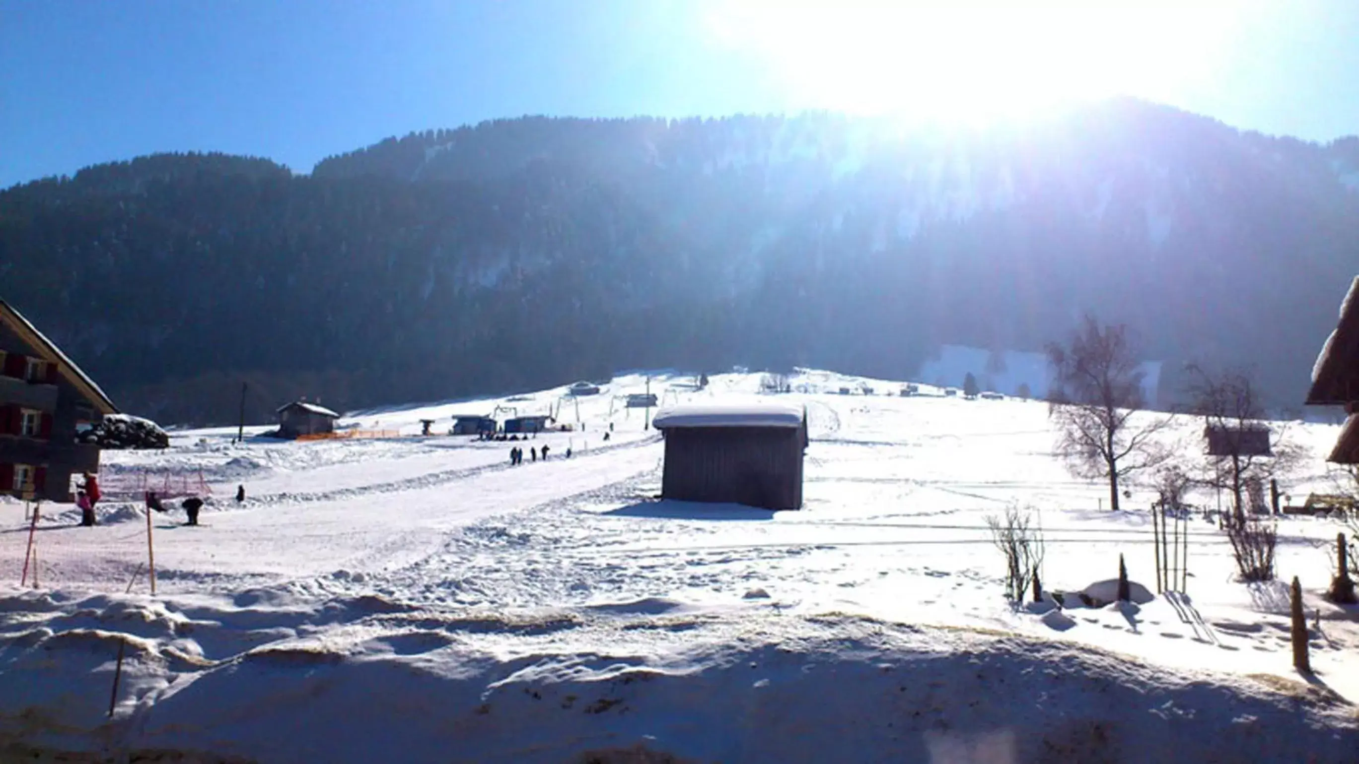 View (from property/room), Winter in Hotel Rössle