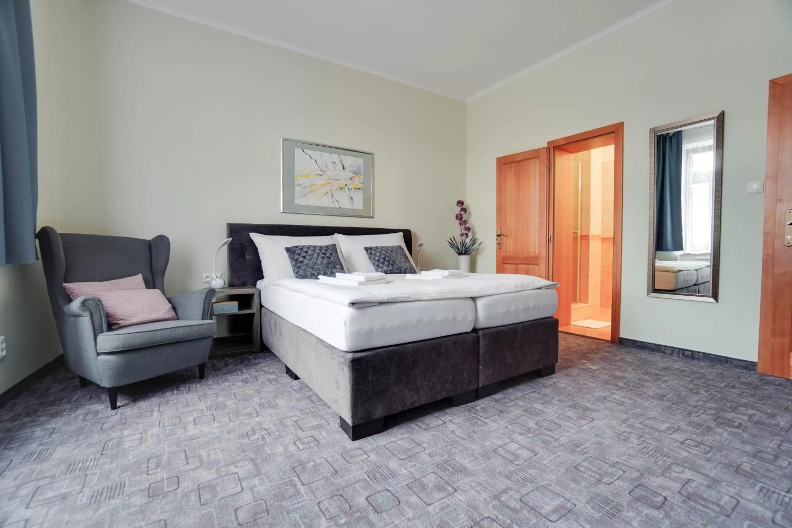 Bedroom, Bed in Penzión Hradbová Old Town Residence & SPA