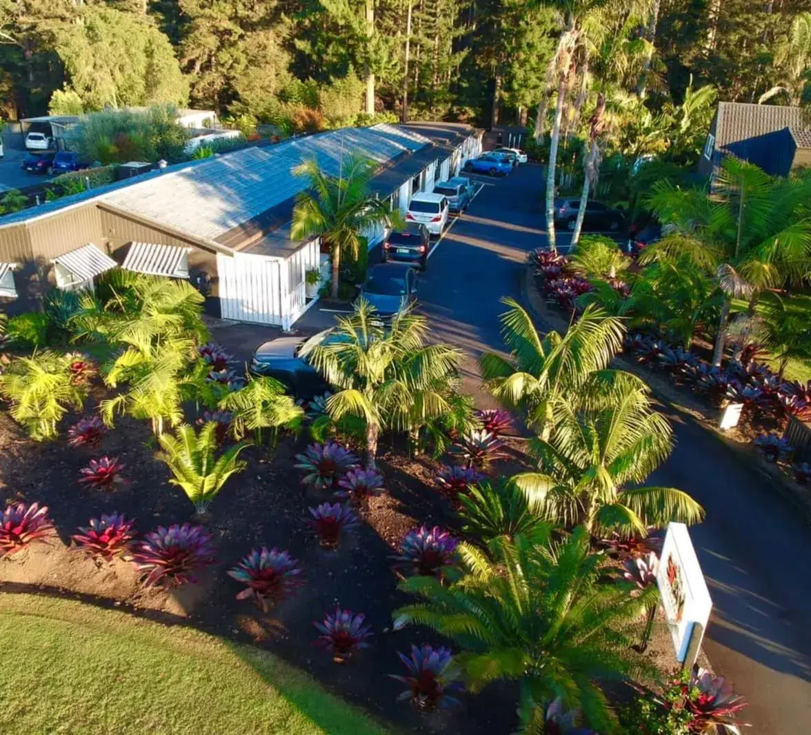 Facade/entrance, Bird's-eye View in Stay Kerikeri