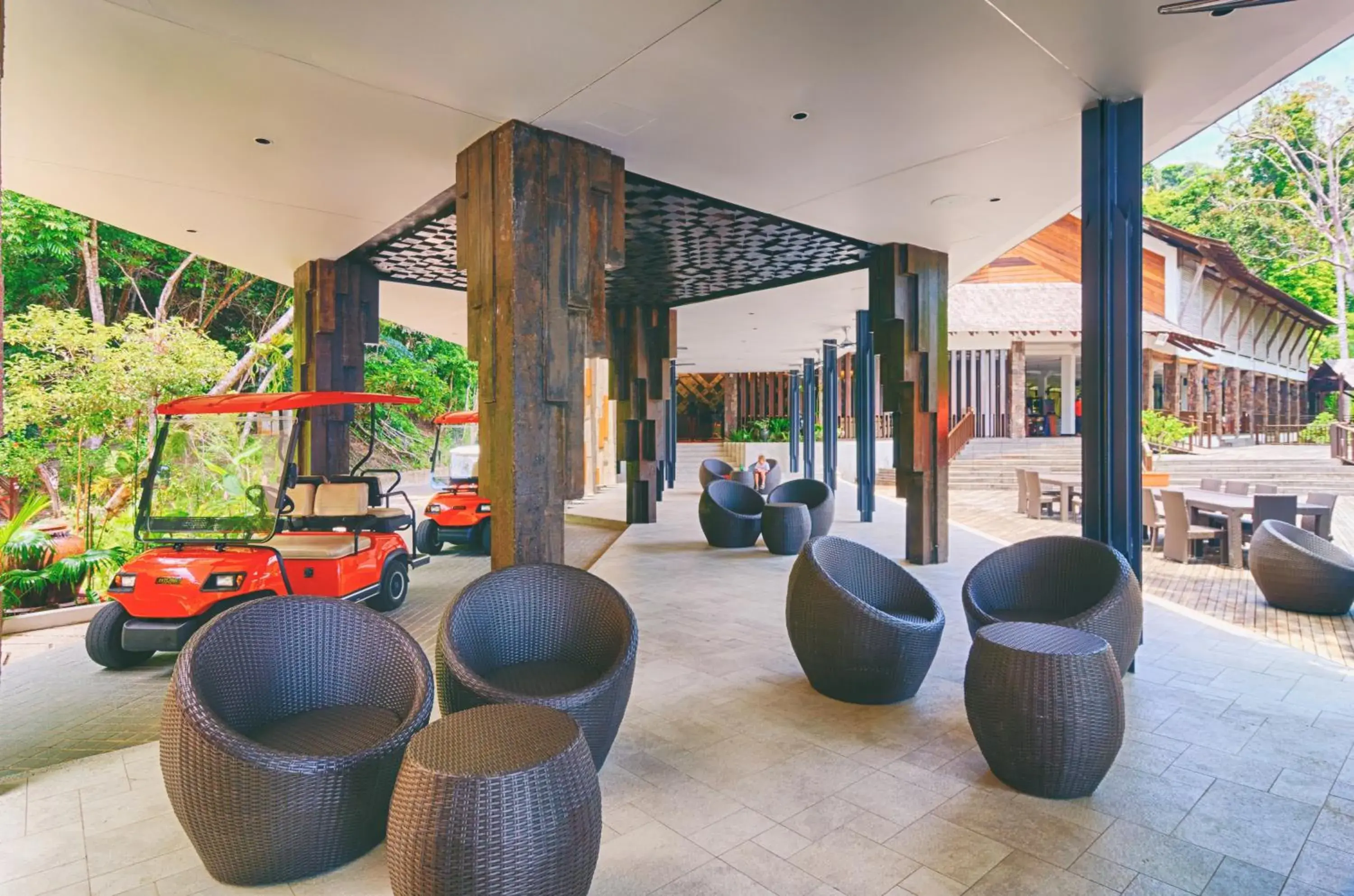 Lobby or reception in Bunga Raya Island Resort & Spa