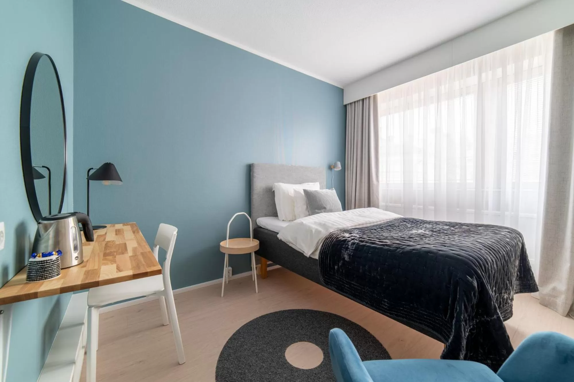 Coffee/tea facilities, Bed in Hotel Sparre